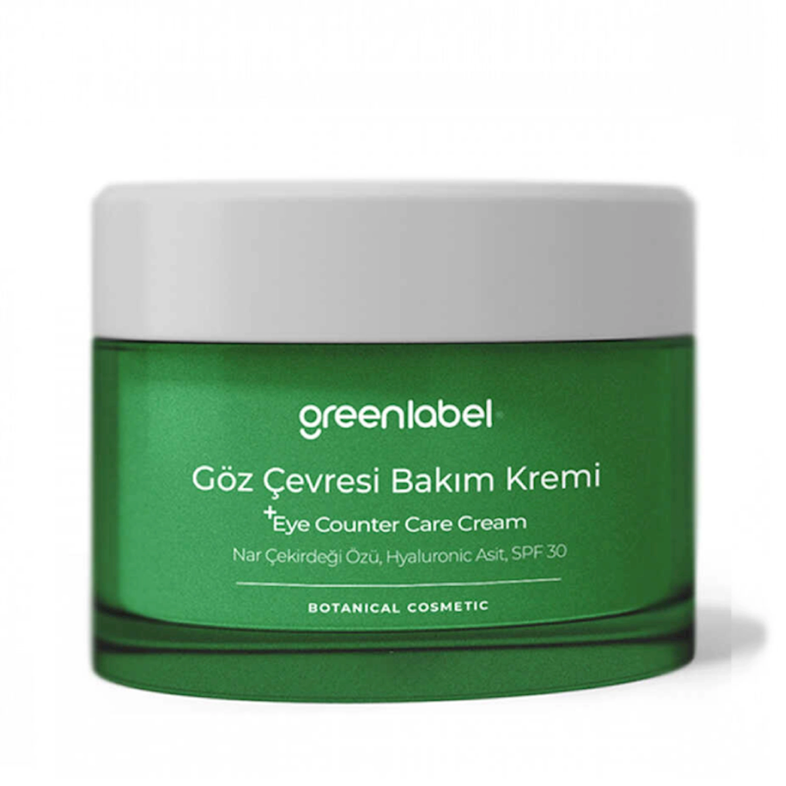 Göz ətrafındakı dəri üçün krem Greenlabel SPF30 nar yağı ilə 30 ml