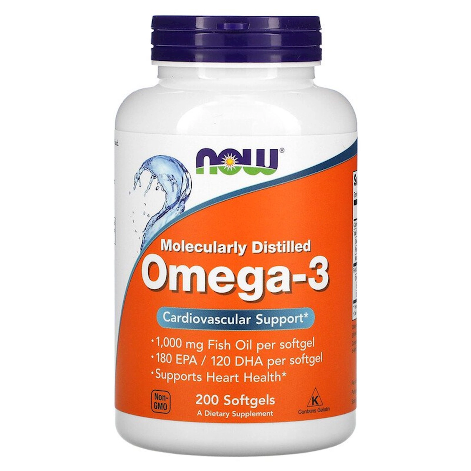 Balıq yağı Now Foods Omega-3 1000 mq 200 kapsul