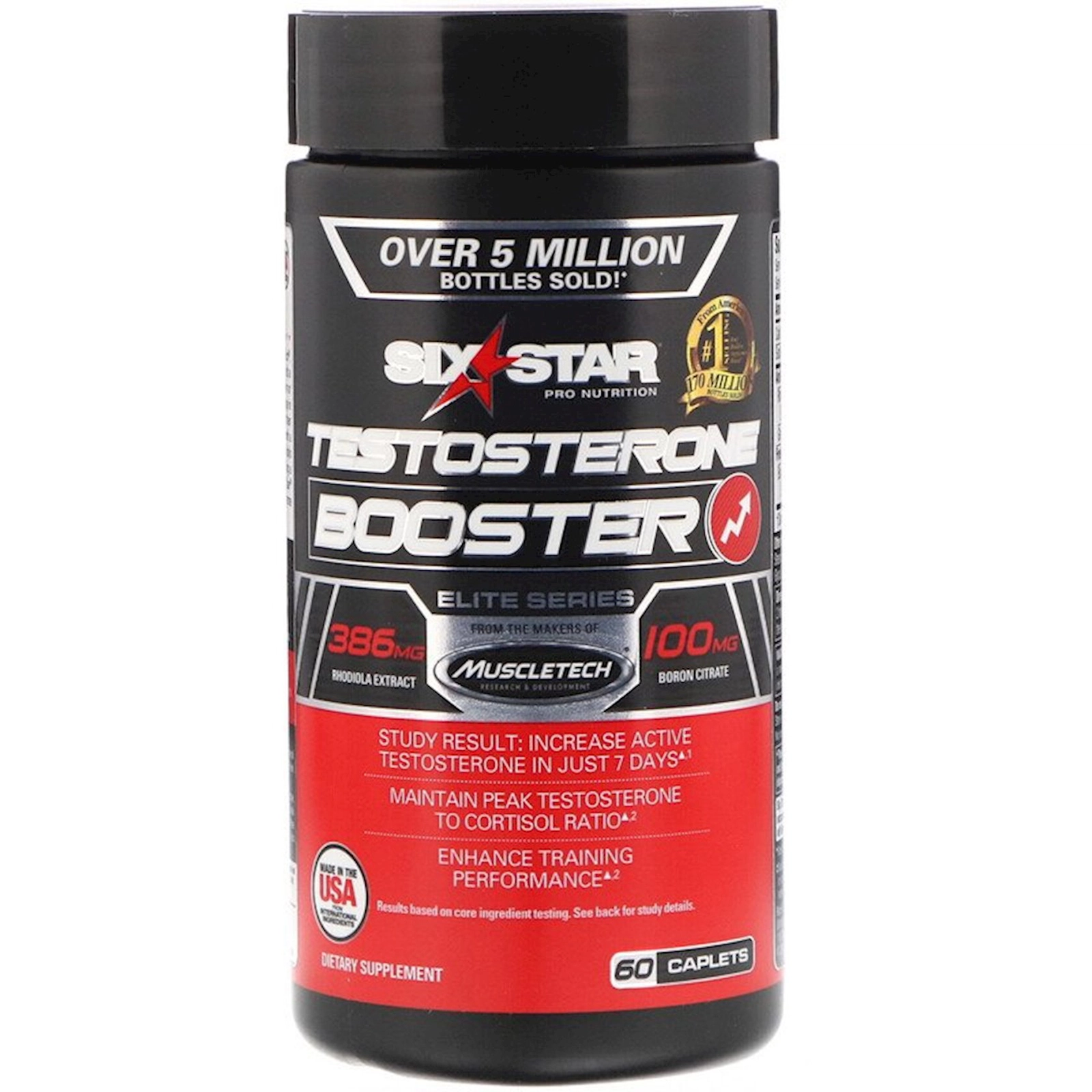 Testosteron stimulyatoru Six Star Pro Nutrition Elite Series, 60 kapsul