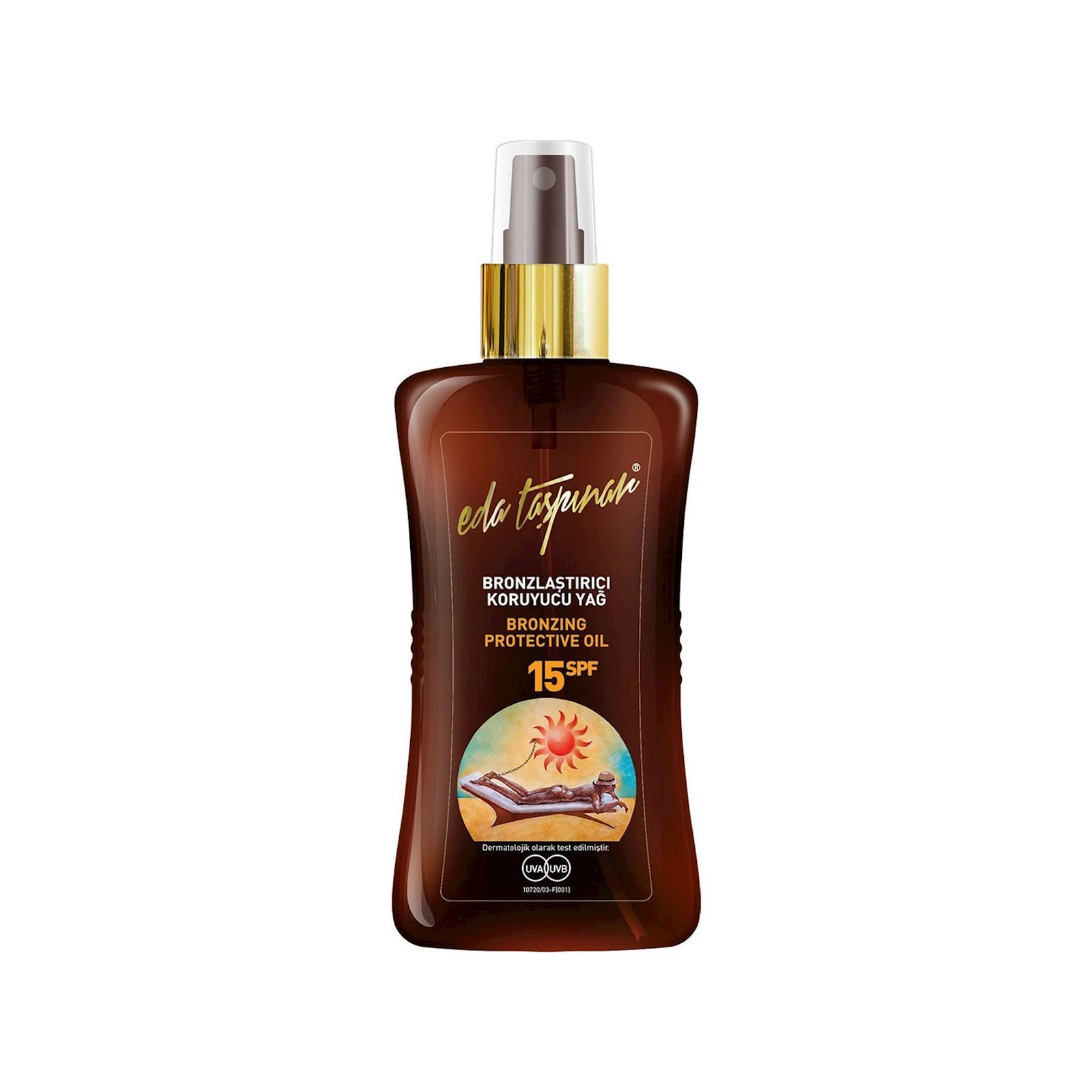 Bronzlaşdırıcı qoruyucu yağ Eda Taşpınar SPF15 200 ml