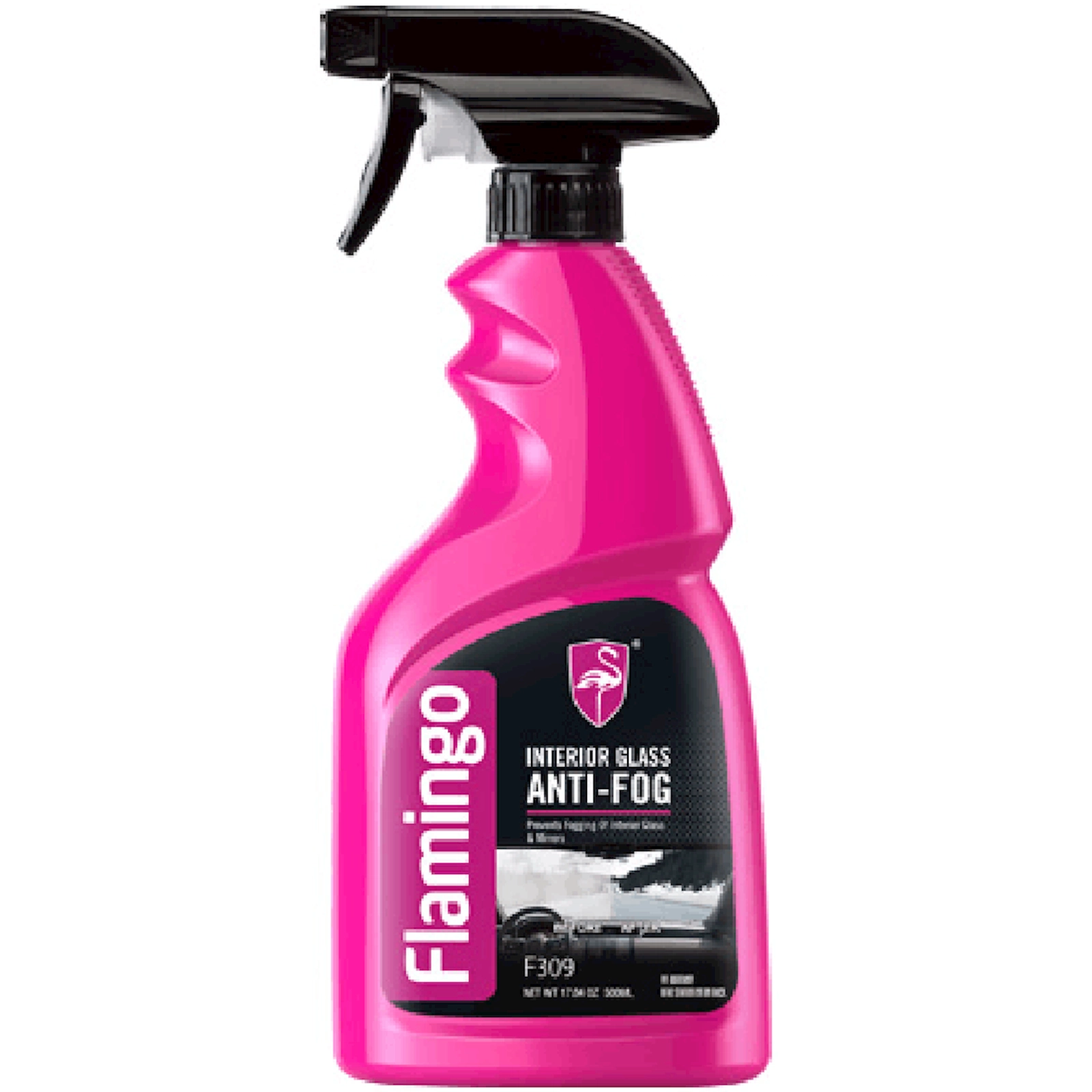 Şüşələr üçün örtük Flamingo Interior Glass Anti-Fog, 500 ml