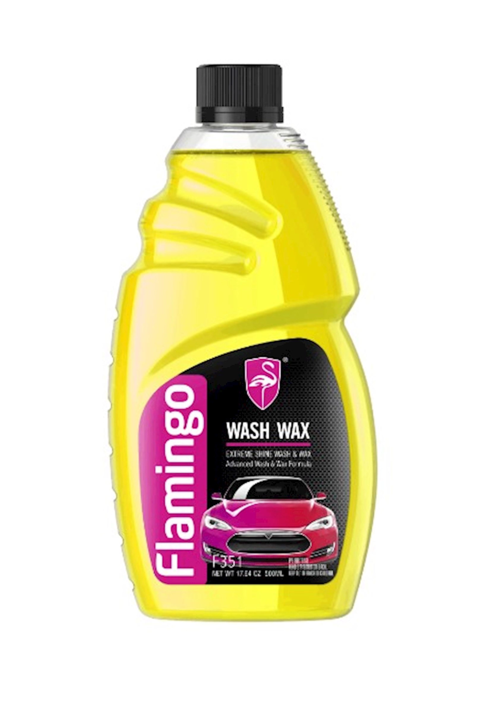Mum avtomobil banı üçün Flamingo F351 Wash, 500 ml