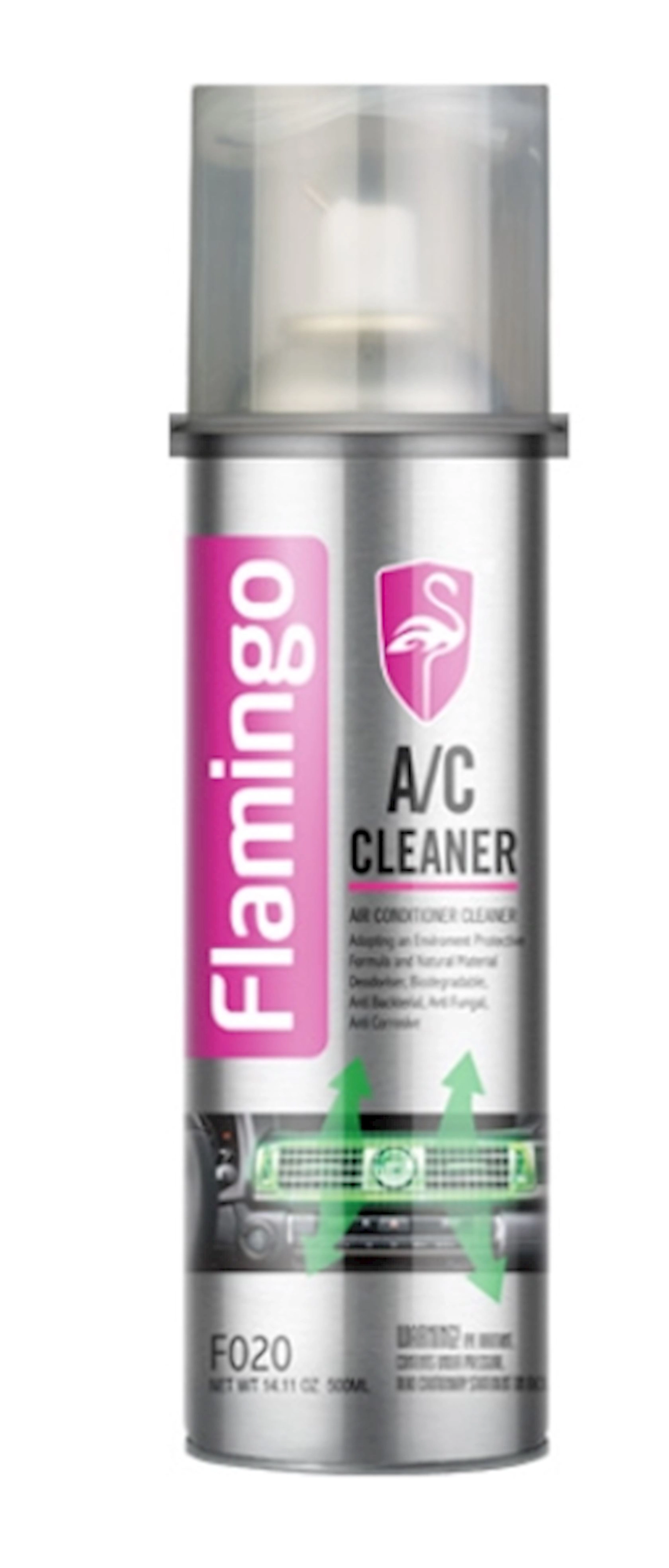 Kondisioner sistemi üçün təmizləyici Flamingo F020 A/C Pro, 500 ml