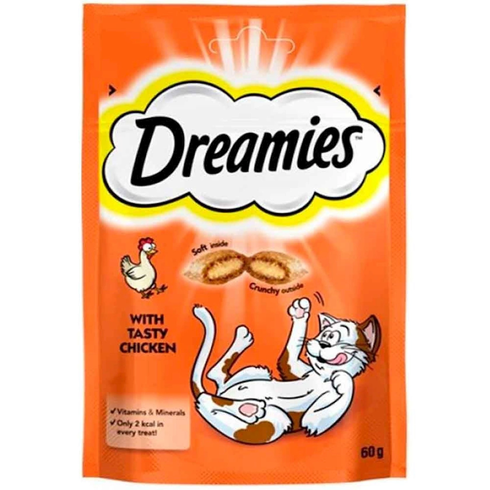 Pişiklər üçün məzə Dreamies With Tasty Chiken, 60 q
