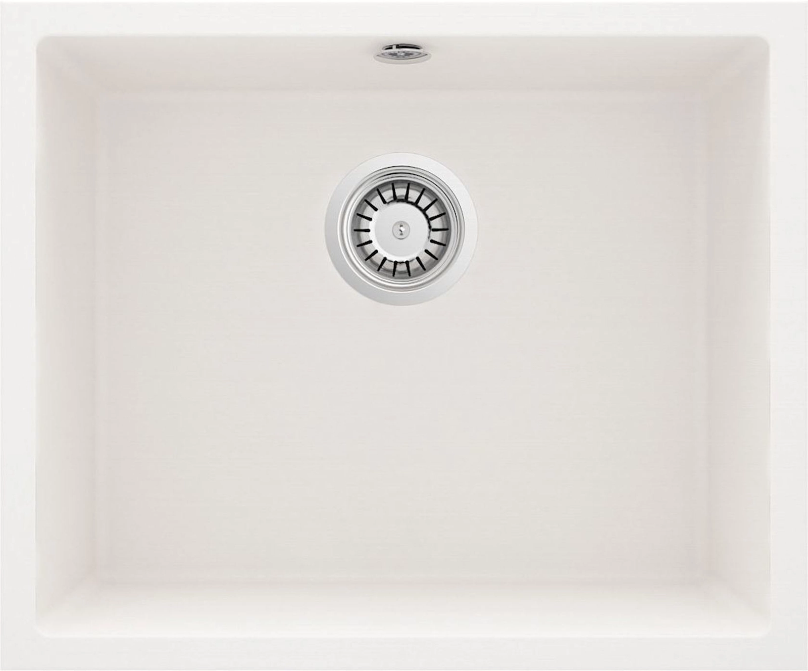 Mətbəx çanağı Deante Corda ZQA_A10C, qranit, ağ, 55x46x20.4 sm