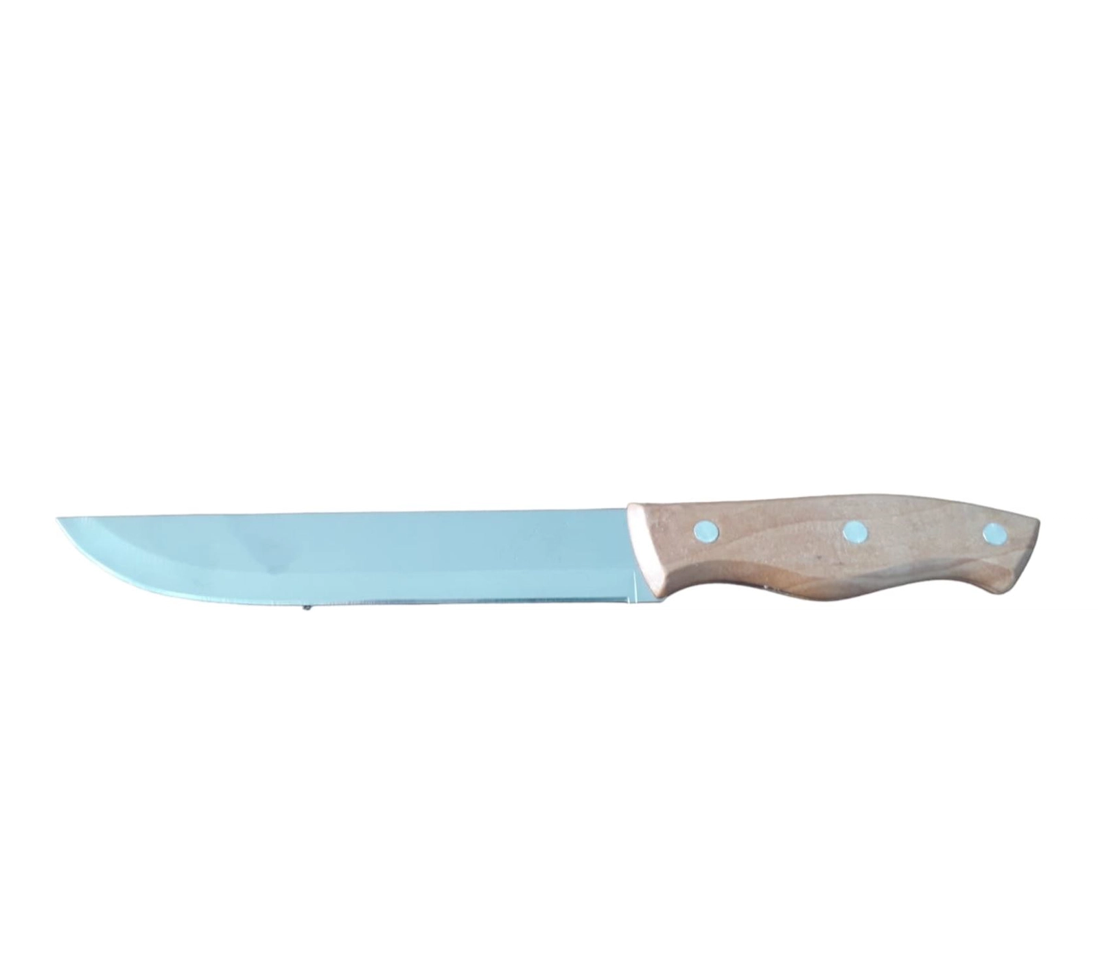 Mətbəx bıçağı K715, metal/taxta, boz/qəhvəyi, 29 sm