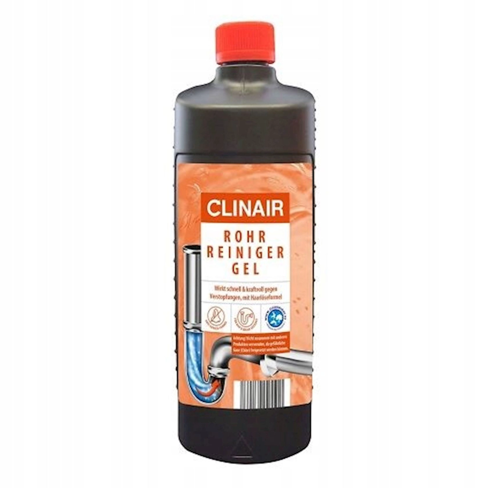 Boruların təmizlənməsi üçün gel Clinair, 1000 ml