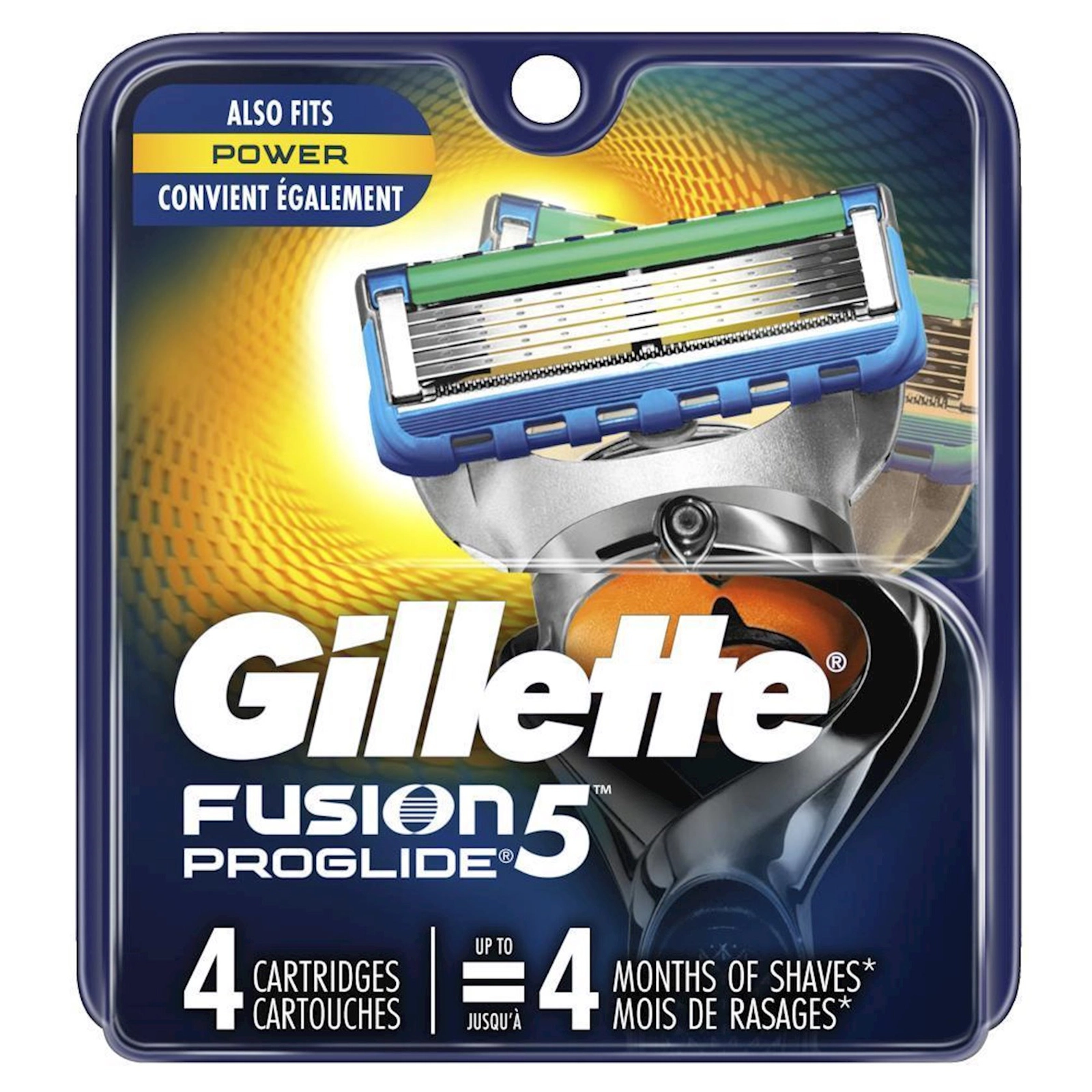 Dəyişdirilə bilən kassetlər Gillette Fusion5 ProGlide, 4 əd