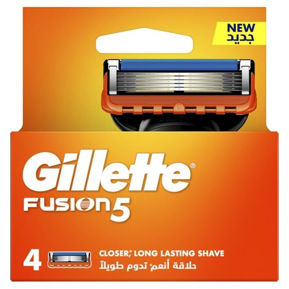 Dəyişdirilə bilən kassetlər Gillette Fusion5, 4 ədəd (7702018874460)