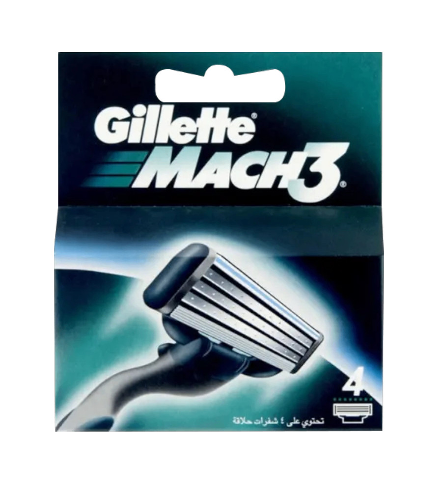 Dəyişdirilə bilən kassetlər Gillette Mach3, 4 əd