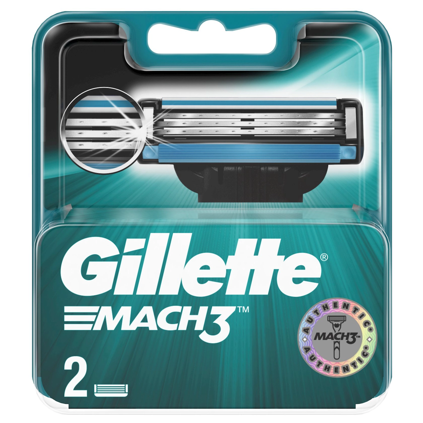 Dəyişdirilə bilən kassetlər Gillette Mach3, 2 əd