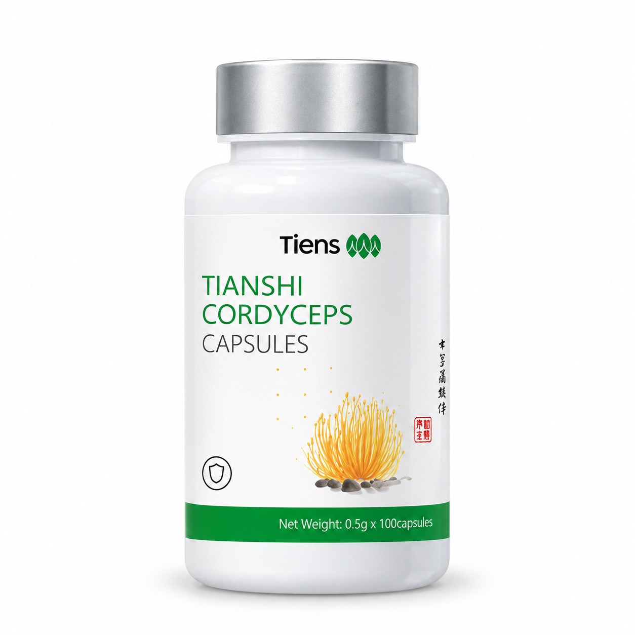 Kapsullar Tiens Tianshi Cordyceps 100 əd