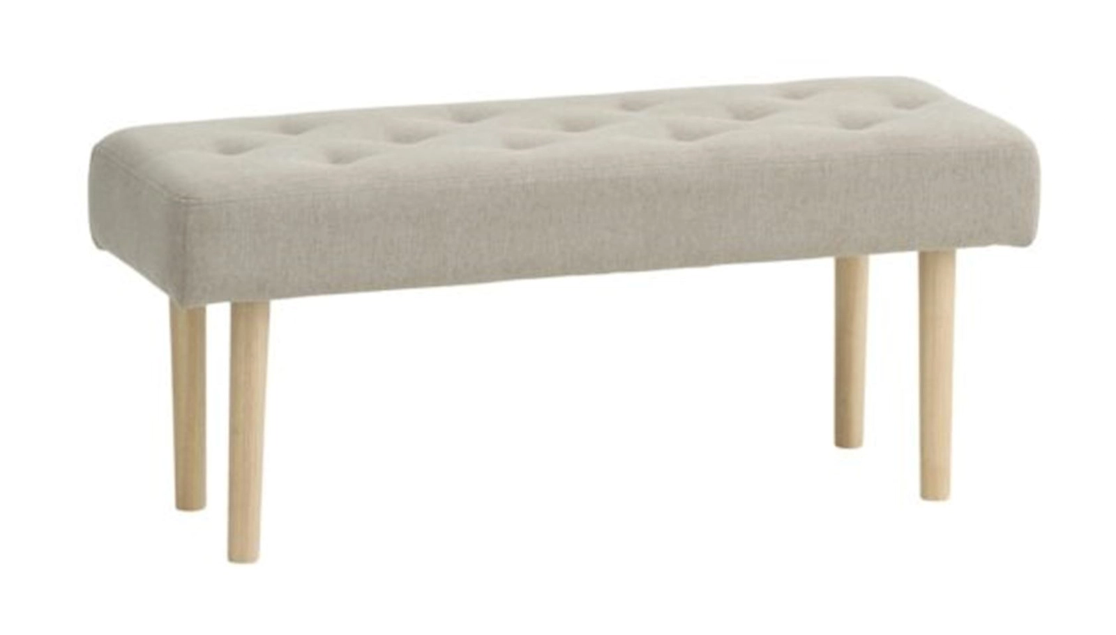 Skamya JYSK Hagebro 3670091, mebel faner/poliester, bej, 100x43x36 sm