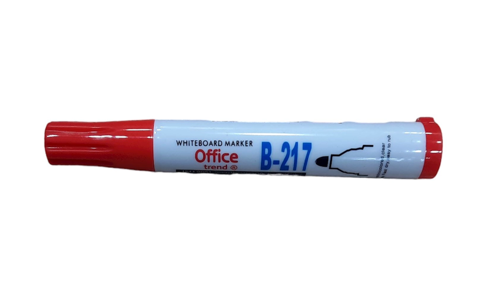 Ağ lövhə markeri B-217, qırmızı