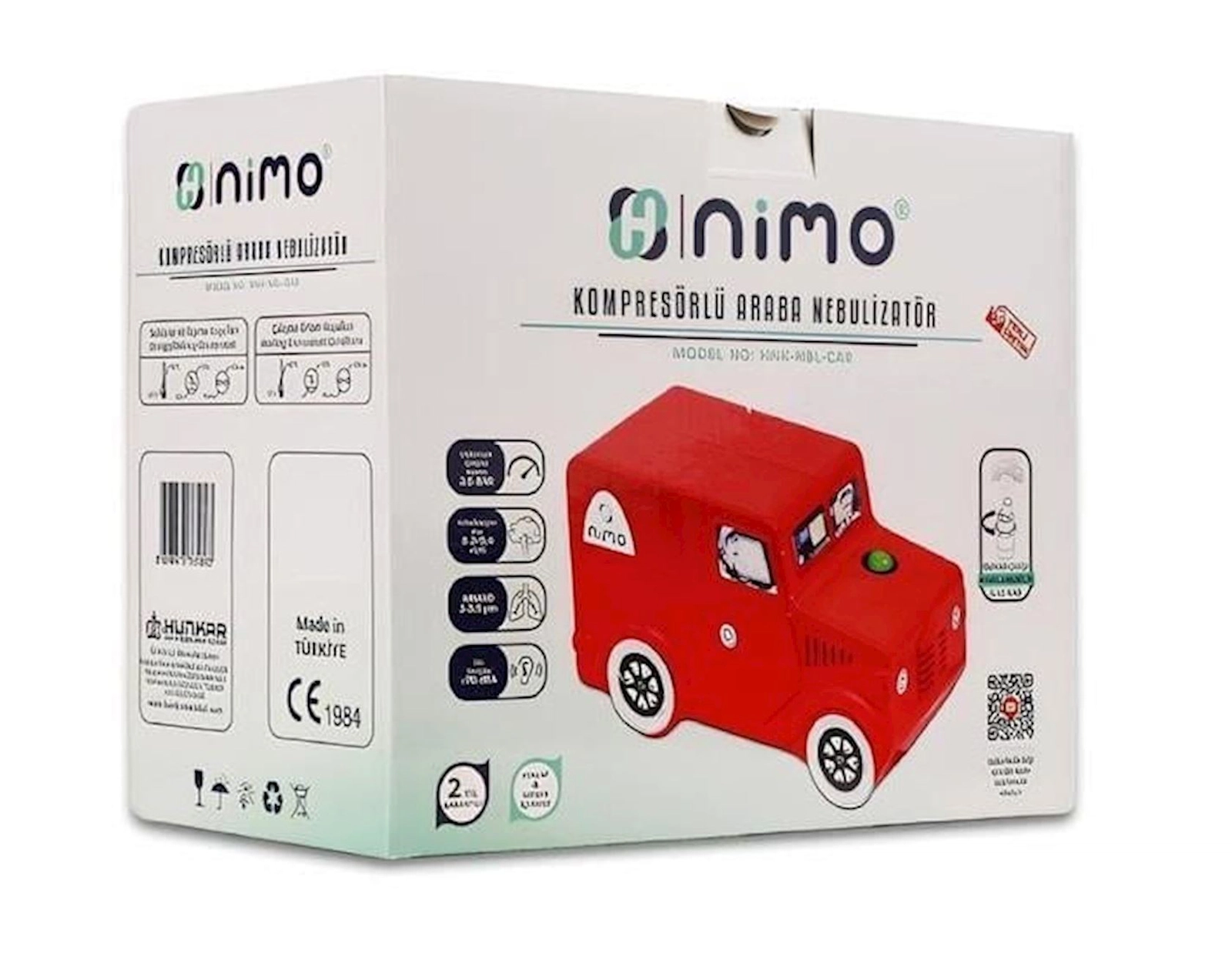 Kompressorlu inhalyator Nimo HNK-NBL-CAR