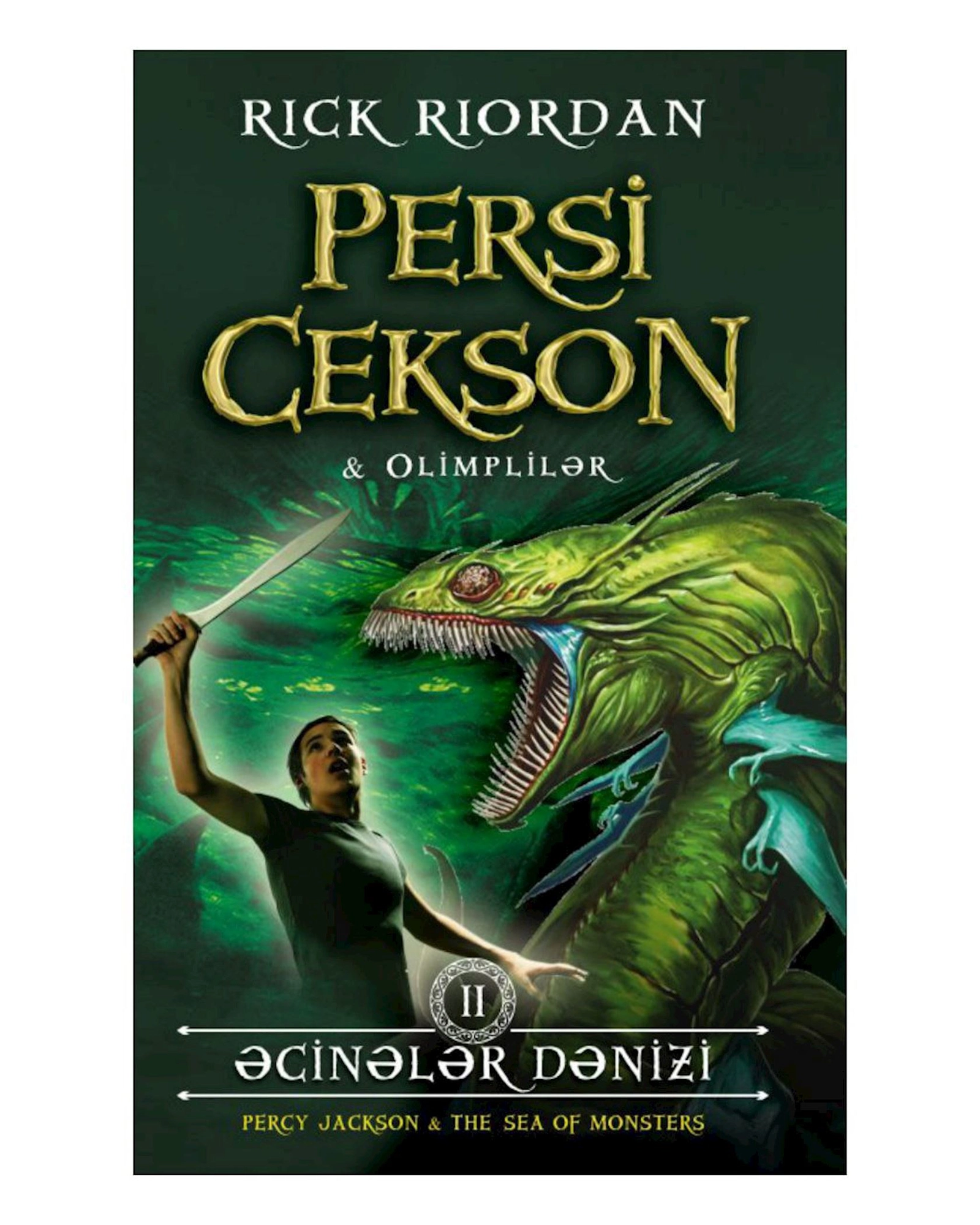 Kitab Qanun Nəşriyyatı Persi Cekson və Əcinələr dənizi, müəllif Rik Riordan