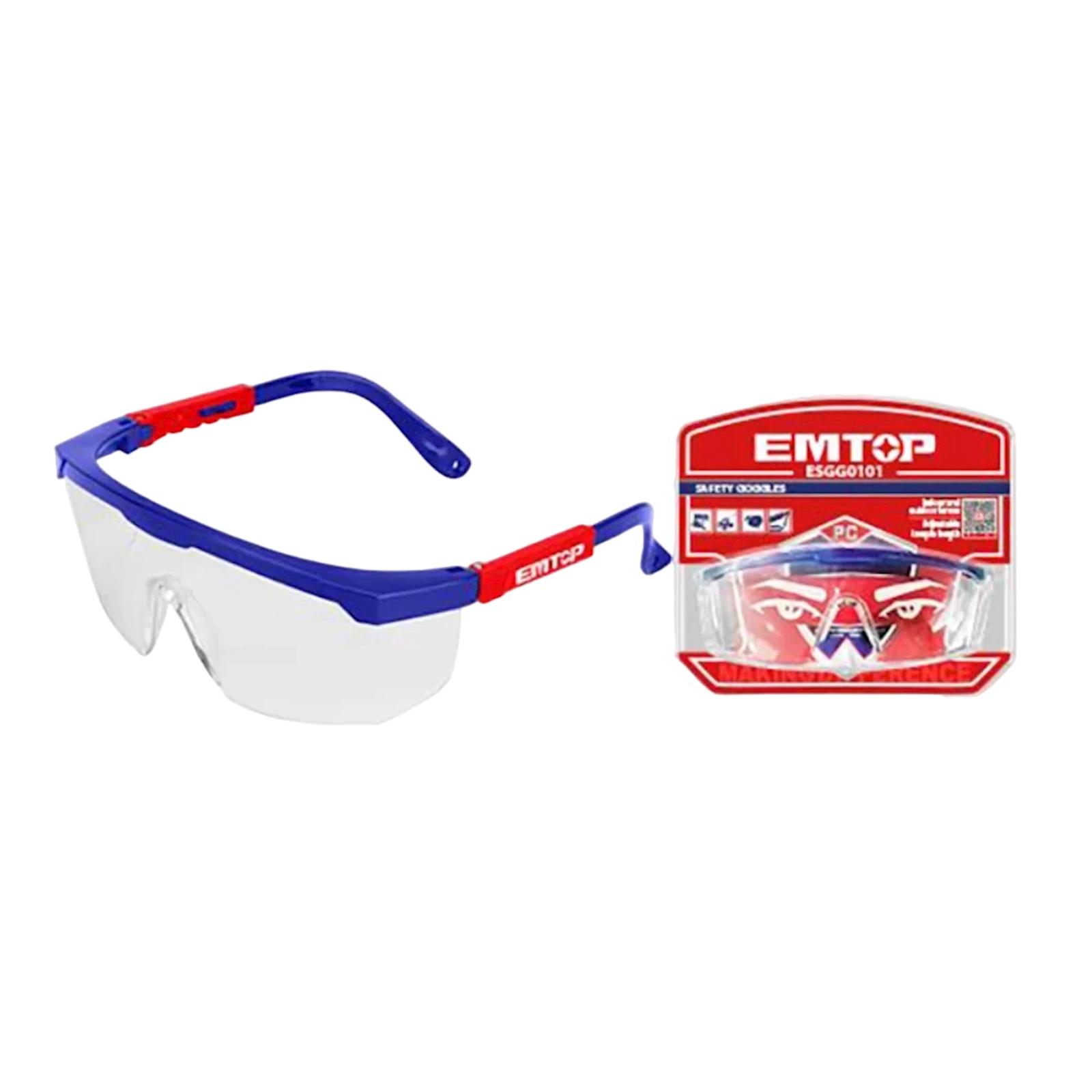 Qoruyucu eynək Emtop ESGG0101