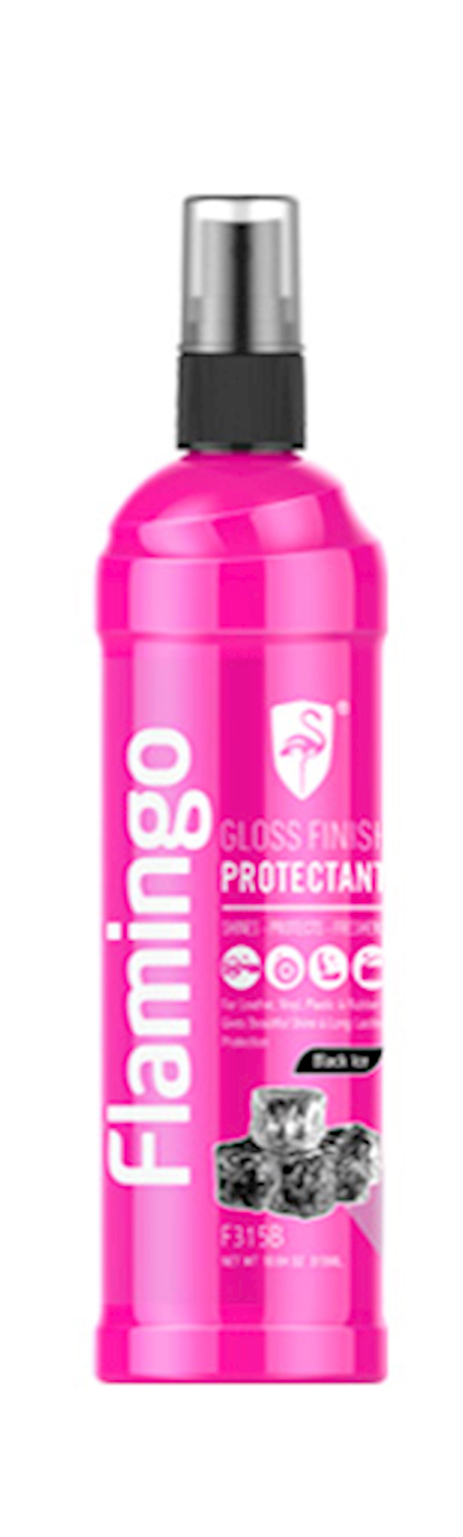Parlaqlıq effekti ilə qoruyucu vasitə Flamingo F315B, Black Ice