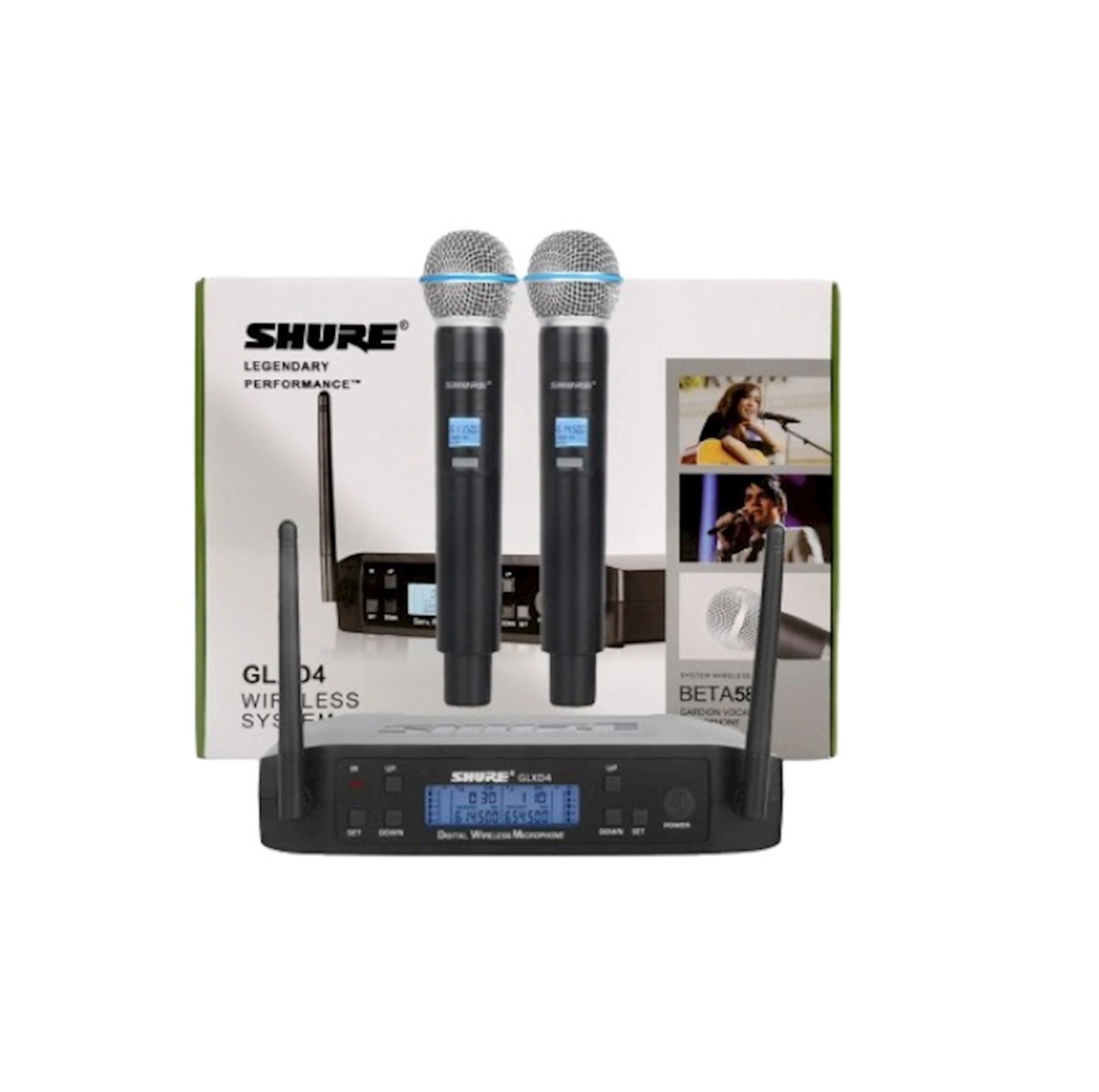 Simsiz mikrofon dəsti Shure GLXD 4, 2 əd