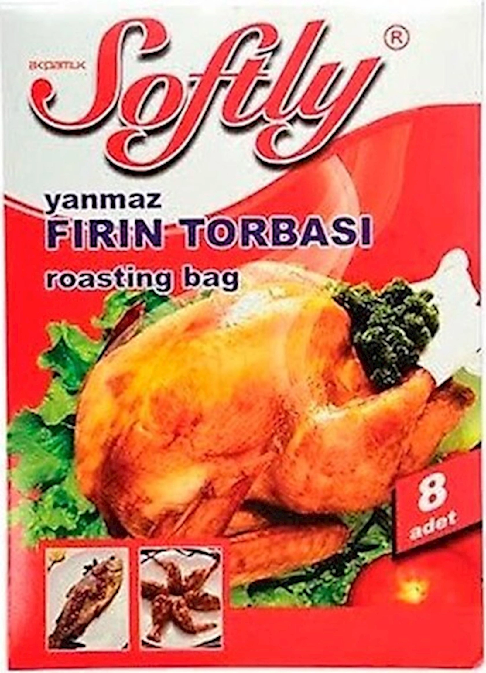 Yemək bişirmək üçün paketlər AKP006, 8 əd