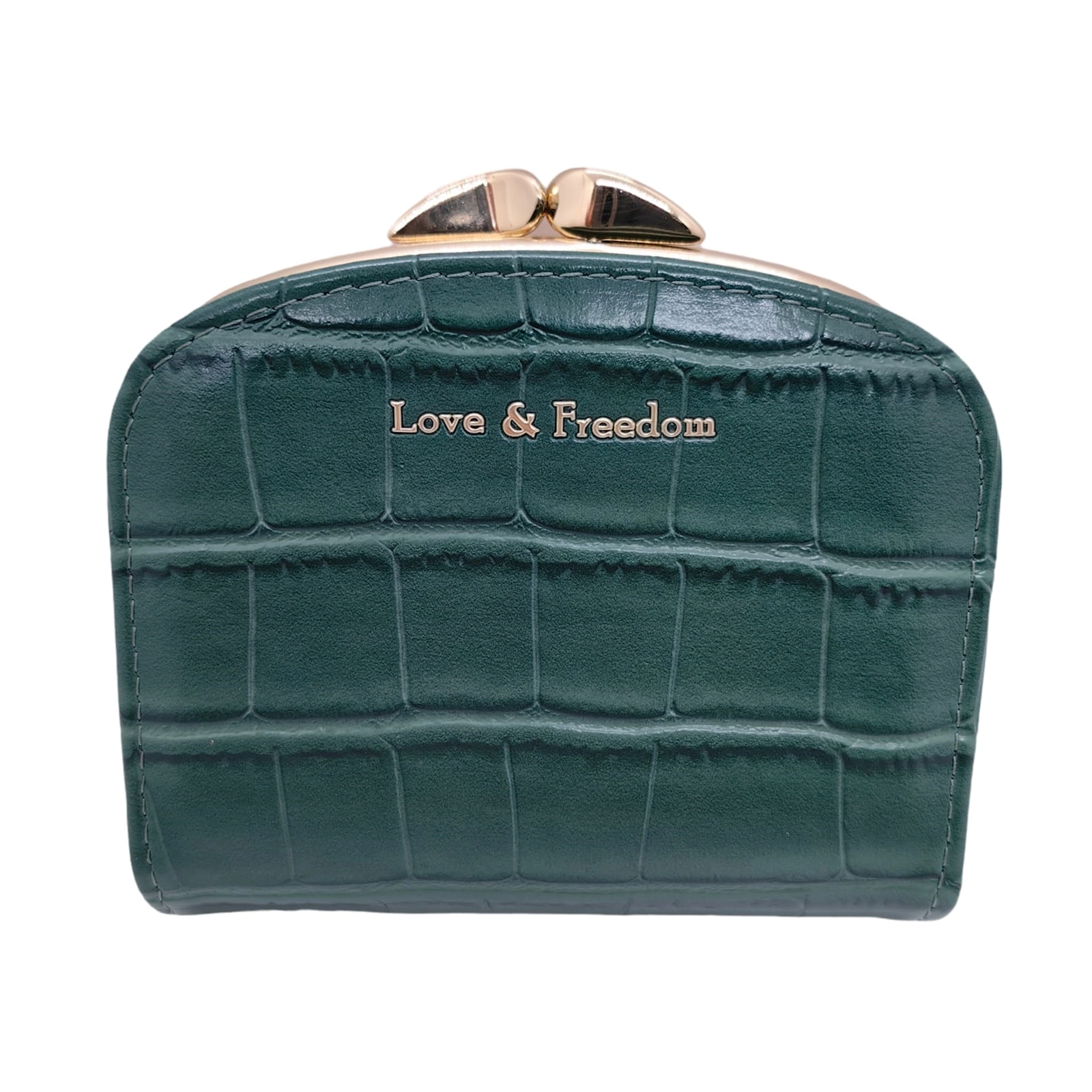 Pul kisəsi qadınlar üçün Love and Freedom DM2213 Süni dəri/Yaşıl