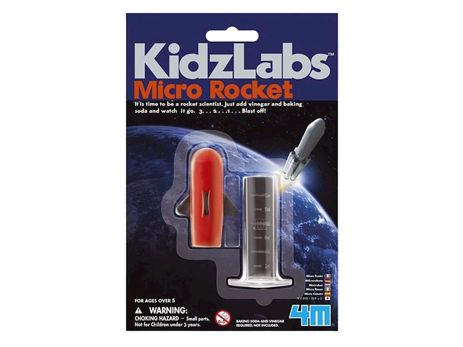 Tədqiqat dəsti KidzLabs 4M Micro Rocket 00-03305
