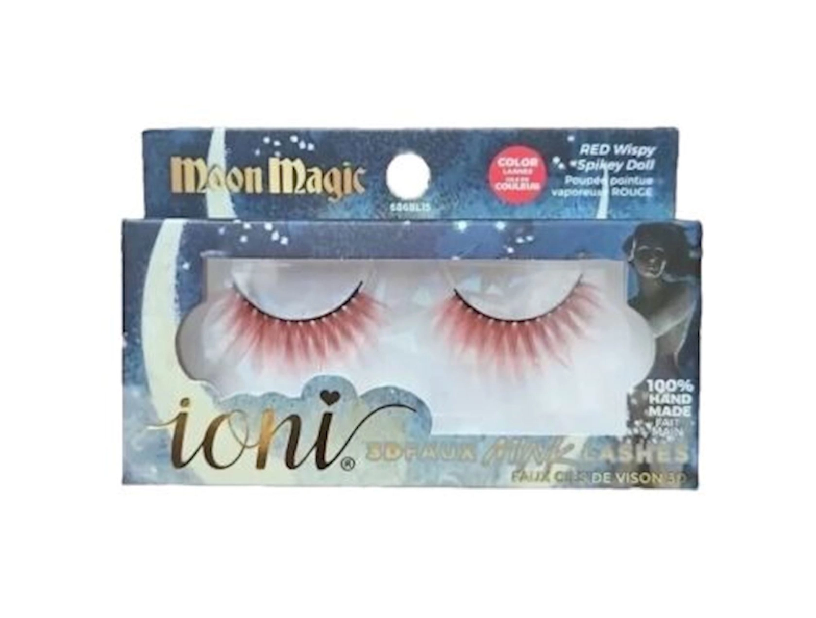 Süni kirpiklər İoni Cosmetics Moon Magic 2958, çəhrayı