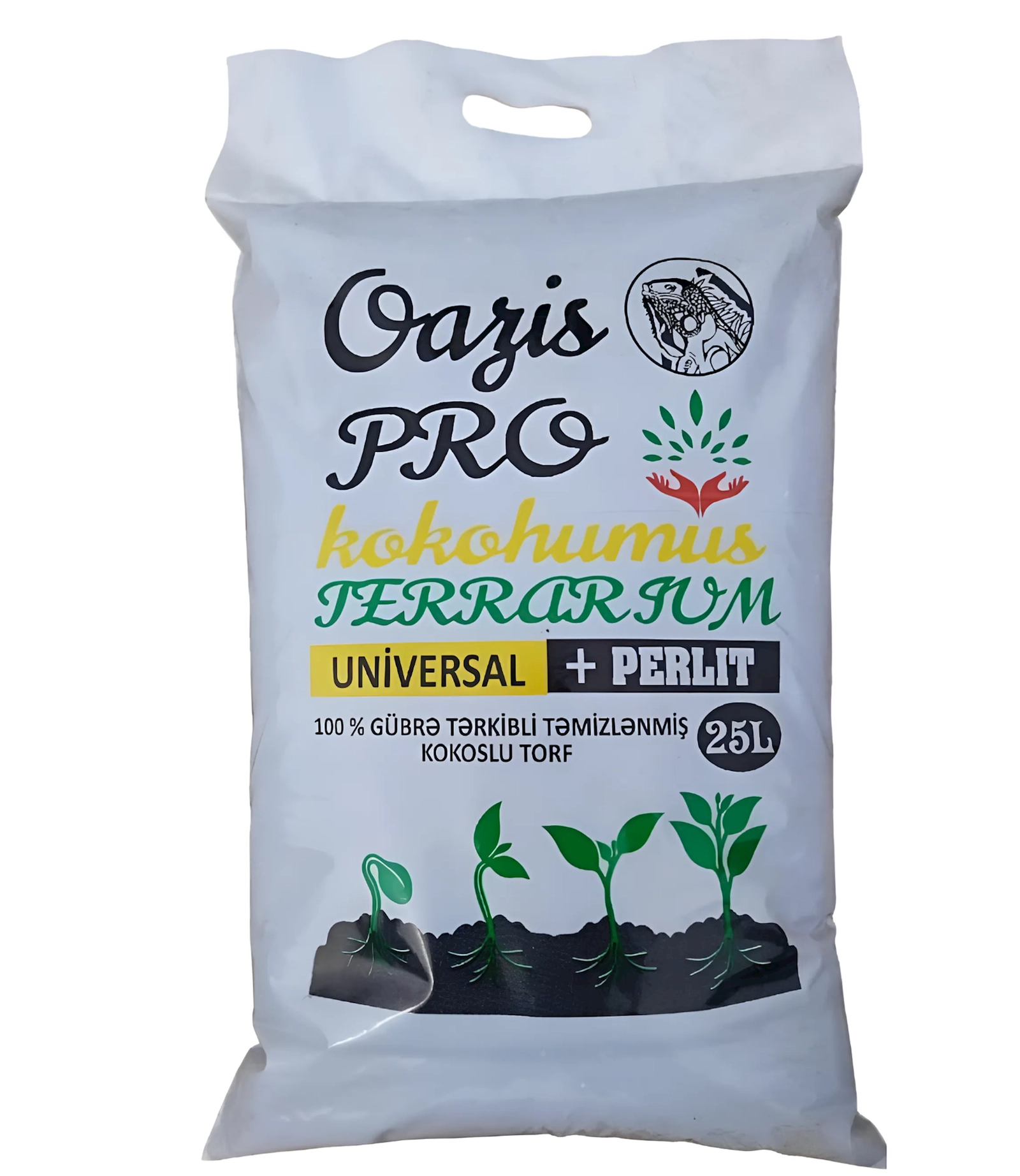 Bitkilər üçün torf Oazis Pro Terrarium 25 l