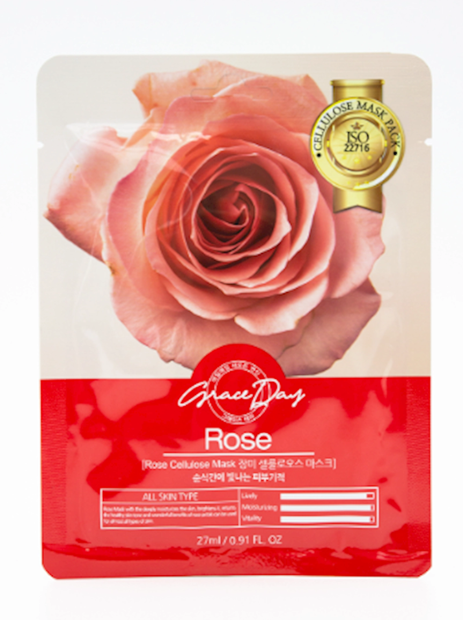 Parça maska üz üçün Grace Day Rose 27 ml
