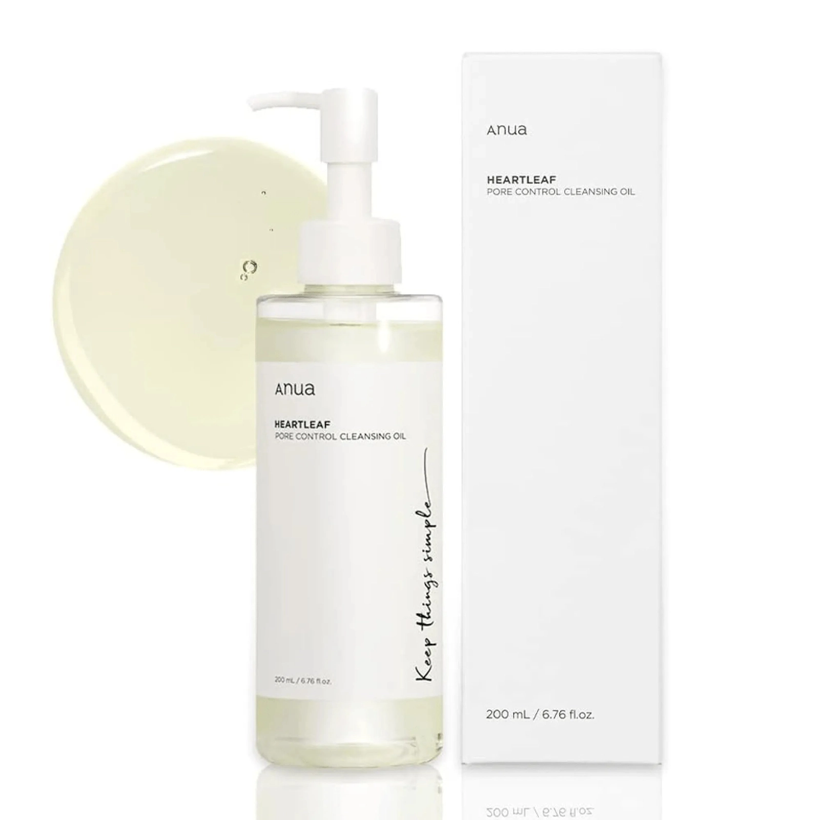 Üz üçün hidrofil yağı Anua Heartleaf Pore Control 200 ml