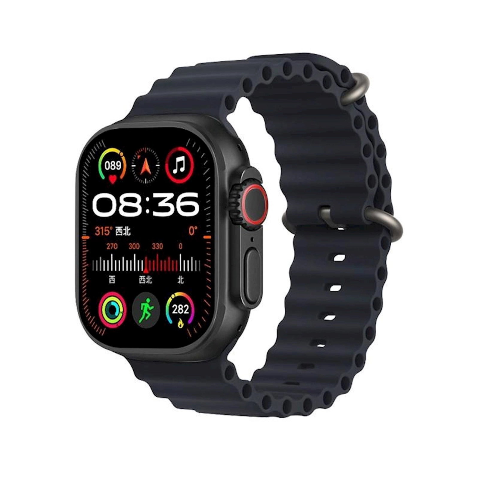 Ağıllı saat Smart Watch T800 Ultra 2 Black