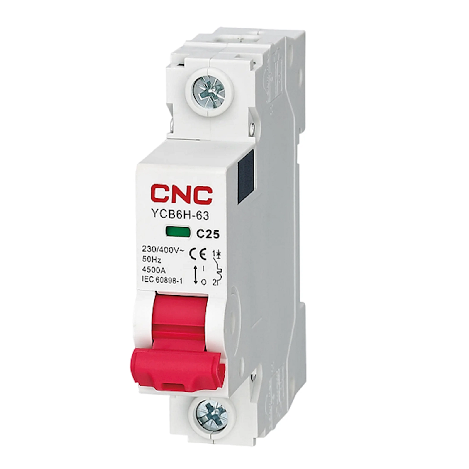 Avtomatik söndürücü CNC YCB6H-63, 1P, 20А, 4.5kA, C xarakteristikası