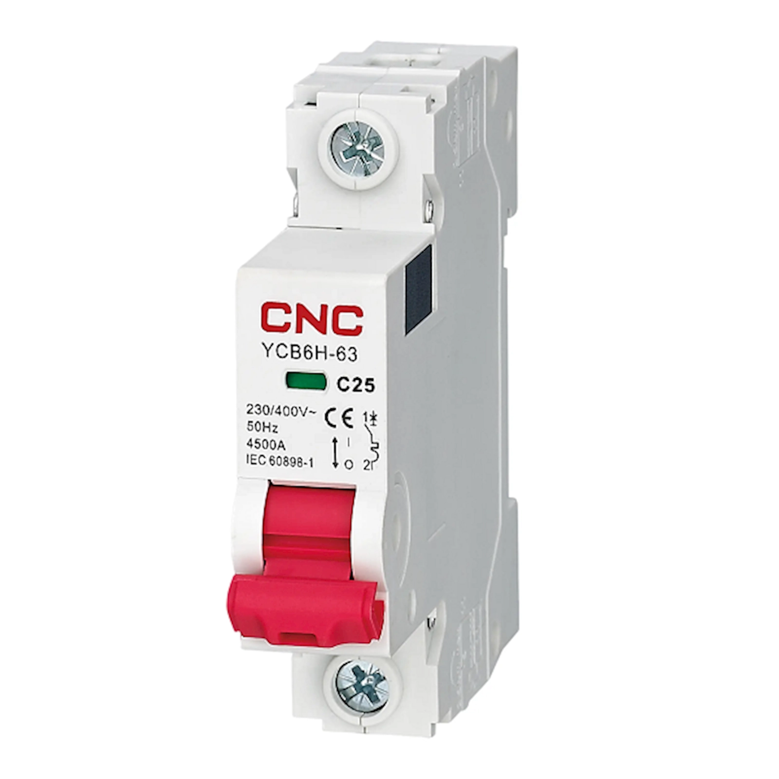 Avtomatik söndürücü CNC YCB6H-63, 1P, 40А, 4.5kA, C xarakteristikası
