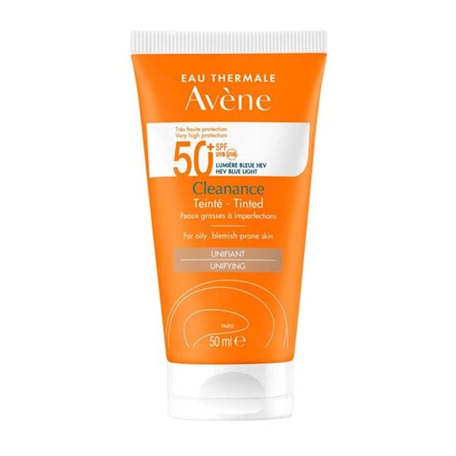 Günəşdəm qoruyucu tint Avene Cleanance SPF50+, 50 ml