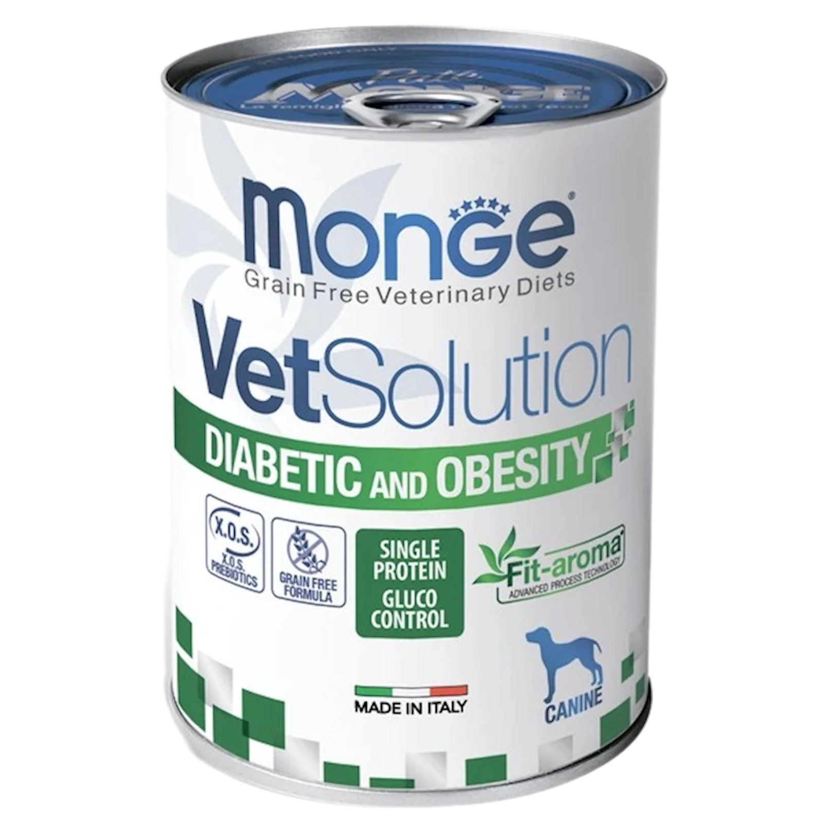 İtlər üçün nəm yem Monge VetSolution Diabetic and Obesity, 400 q