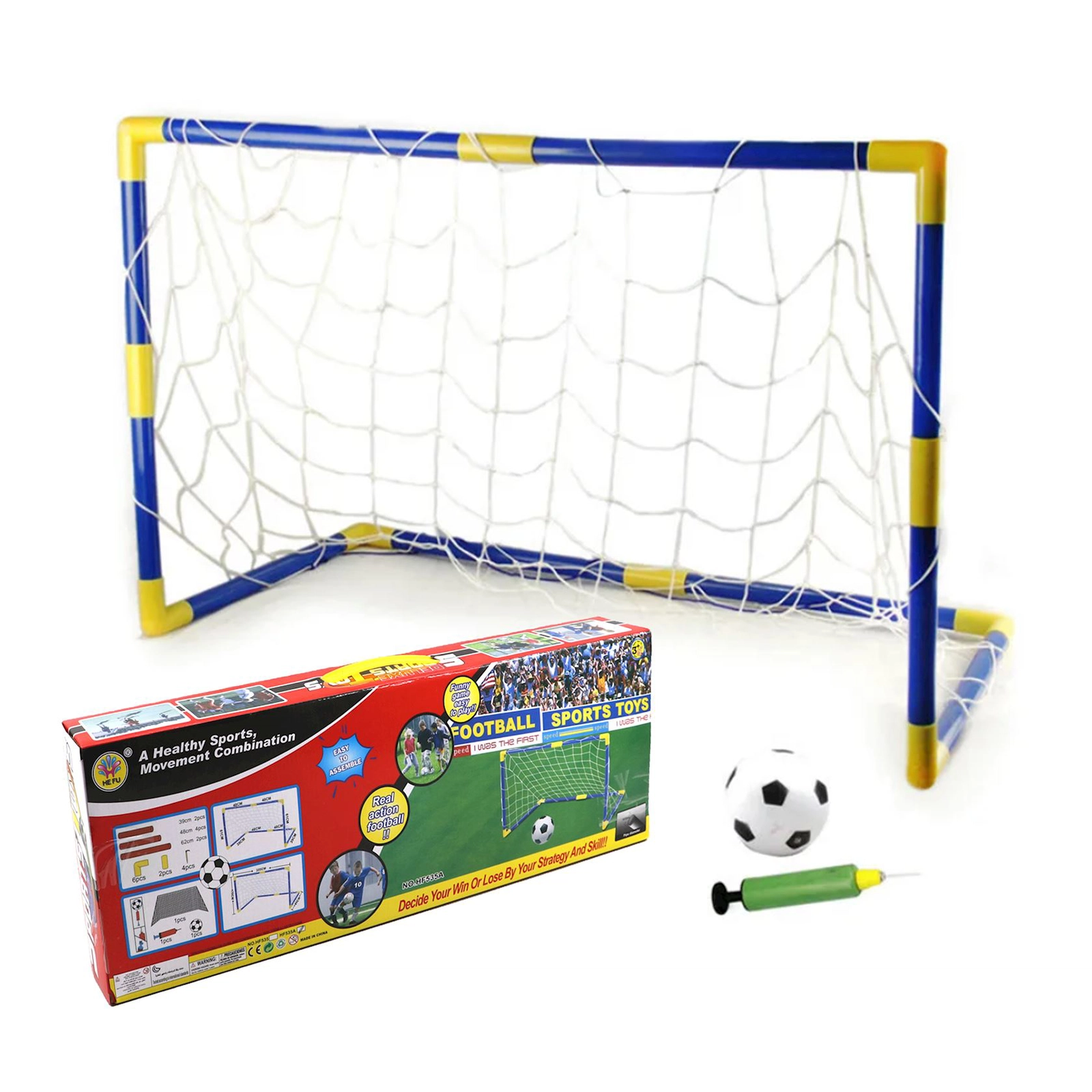 Uşaqlar üçün futbol qapısı, plastik, 61x96 sm