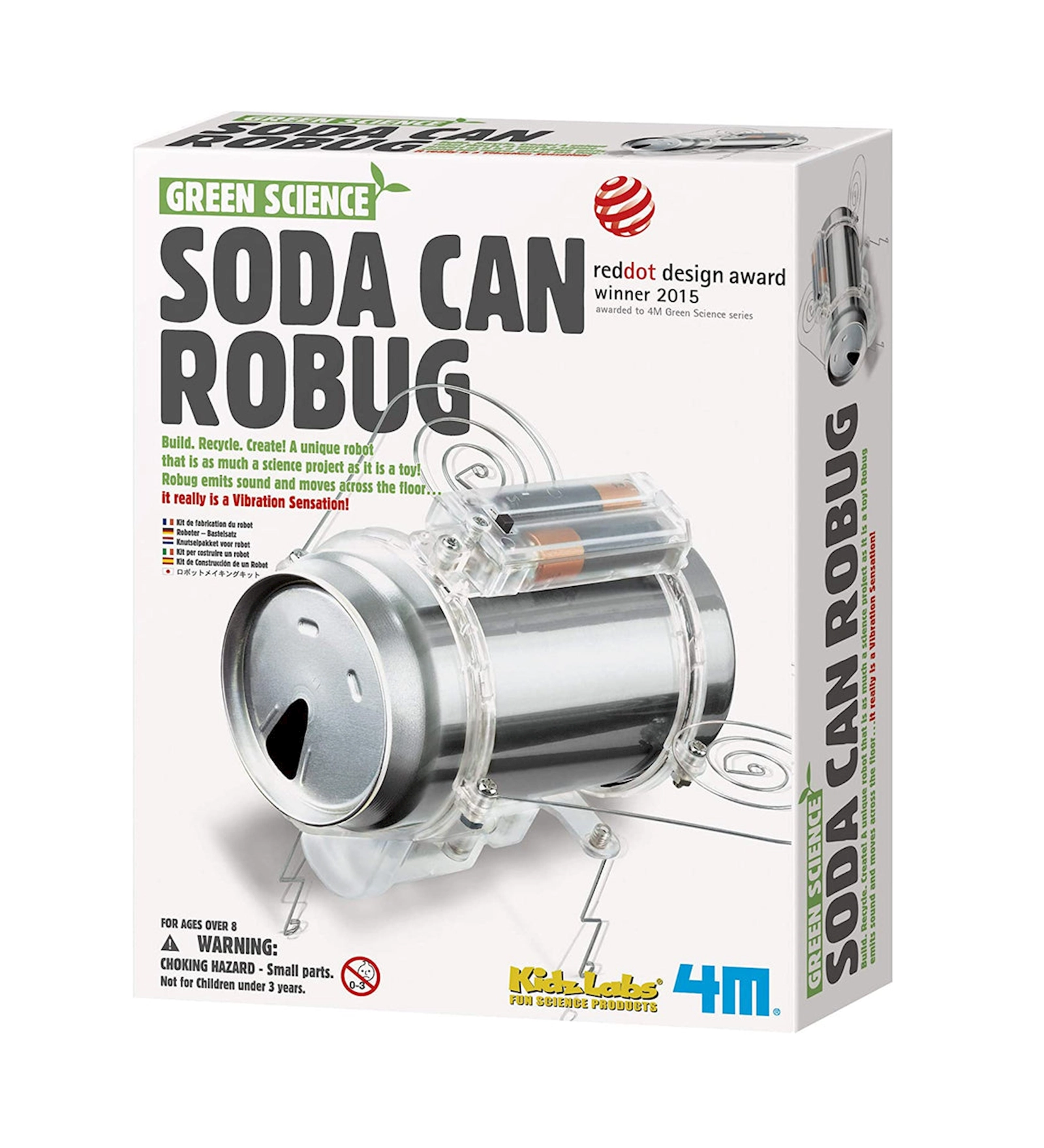 Sınaqlar üçün dəst 4M Soda Can Robug 00-03266