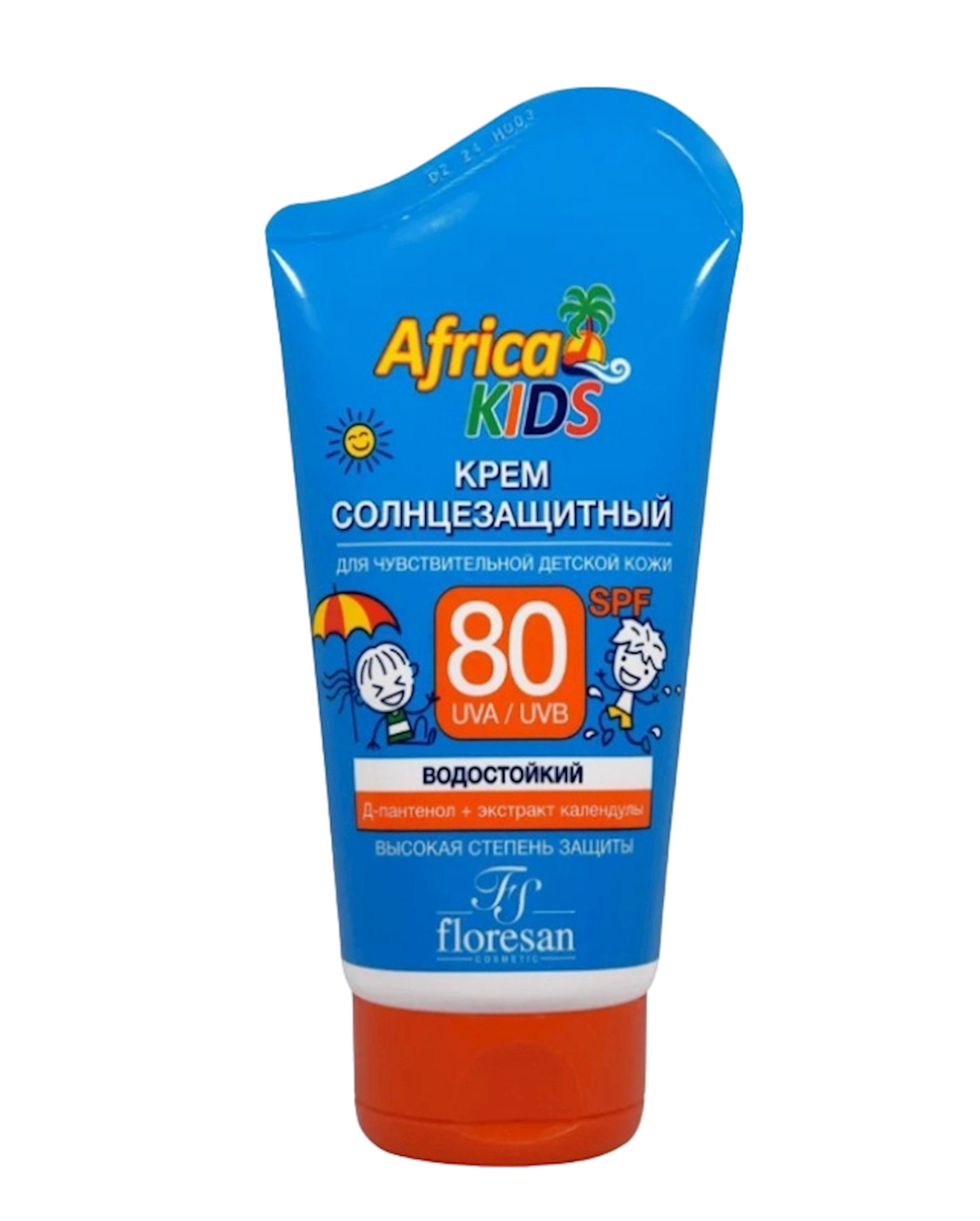 Uşaq üçün günəşdən qoruyucu krem Floresan Cosmetic Africa Kids SPF80 Ф-404 100 ml