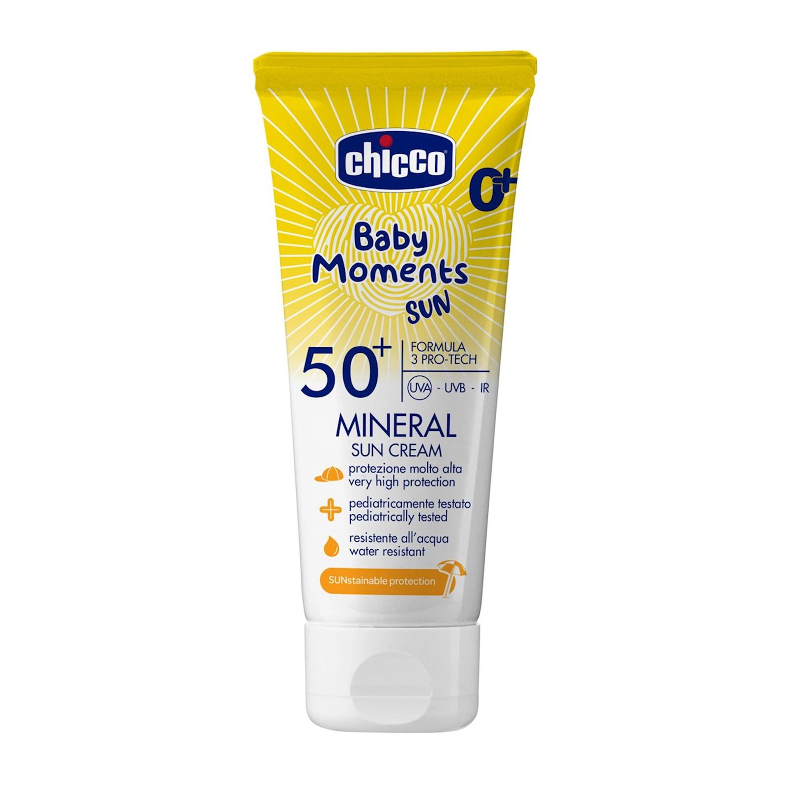 Günəşdən qoruyucu krem uşaqlar üçün Chicco SPF50, 75 ml