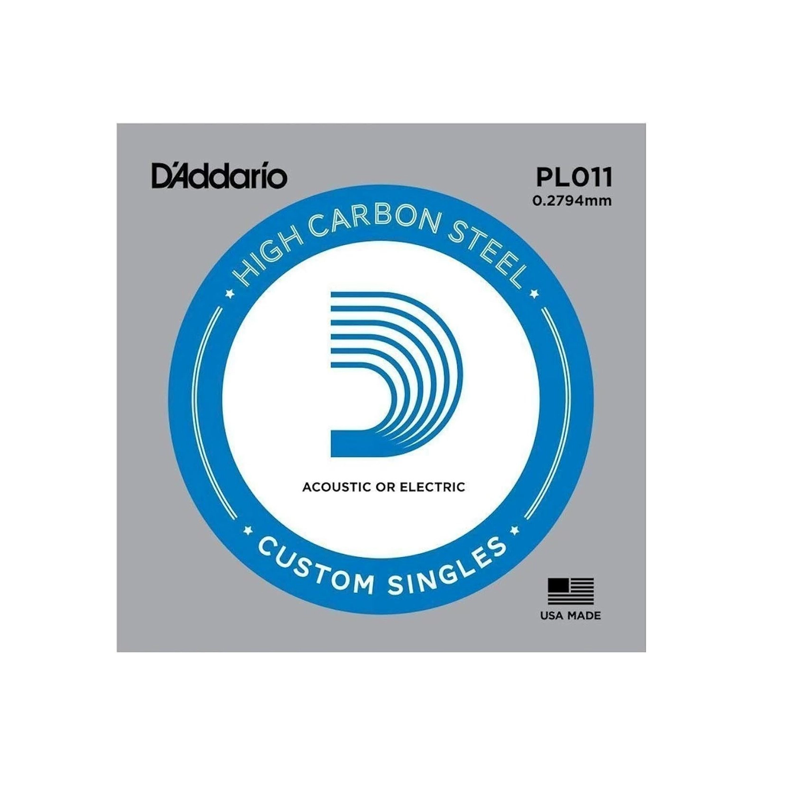Akustik və elektrik gitara üçün sim D'addario PL011