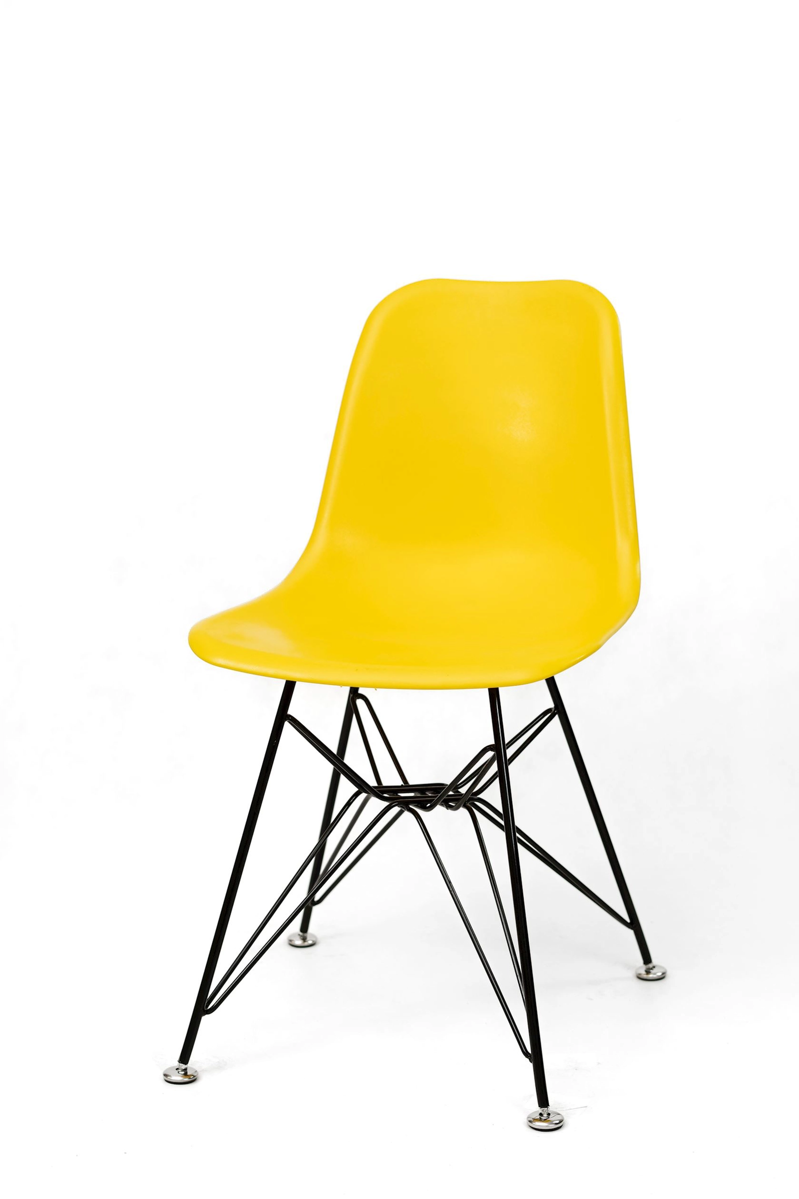 Stul Del Groups Aren Spider 021, dəmir/plastik, sarı, 43х77х49 sm