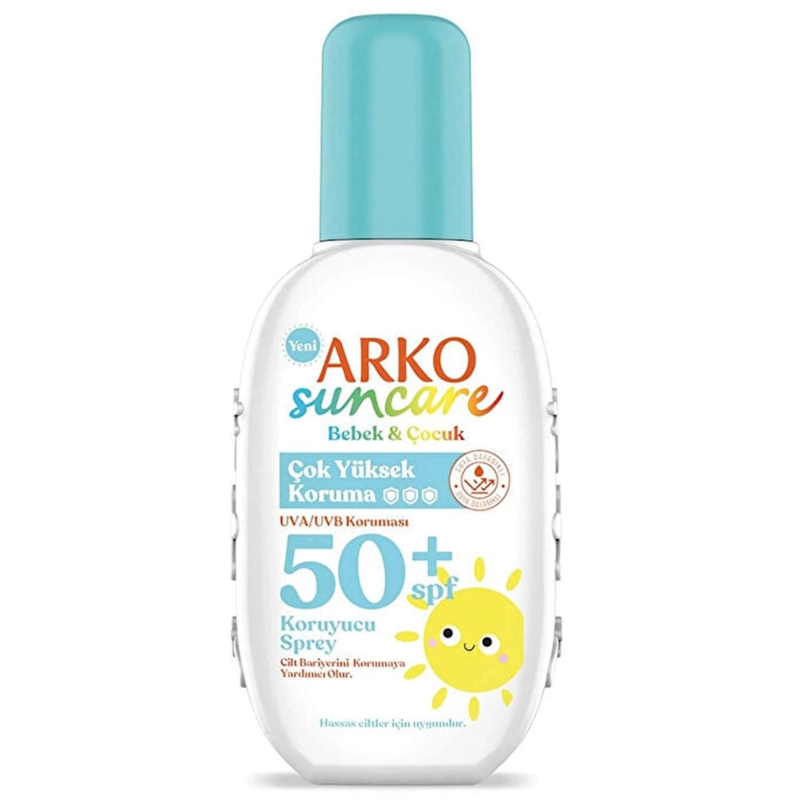 Uşaqlar üçün günəşdən qoruyucu sprey Arko Sun Care SPF50+ 200 ml
