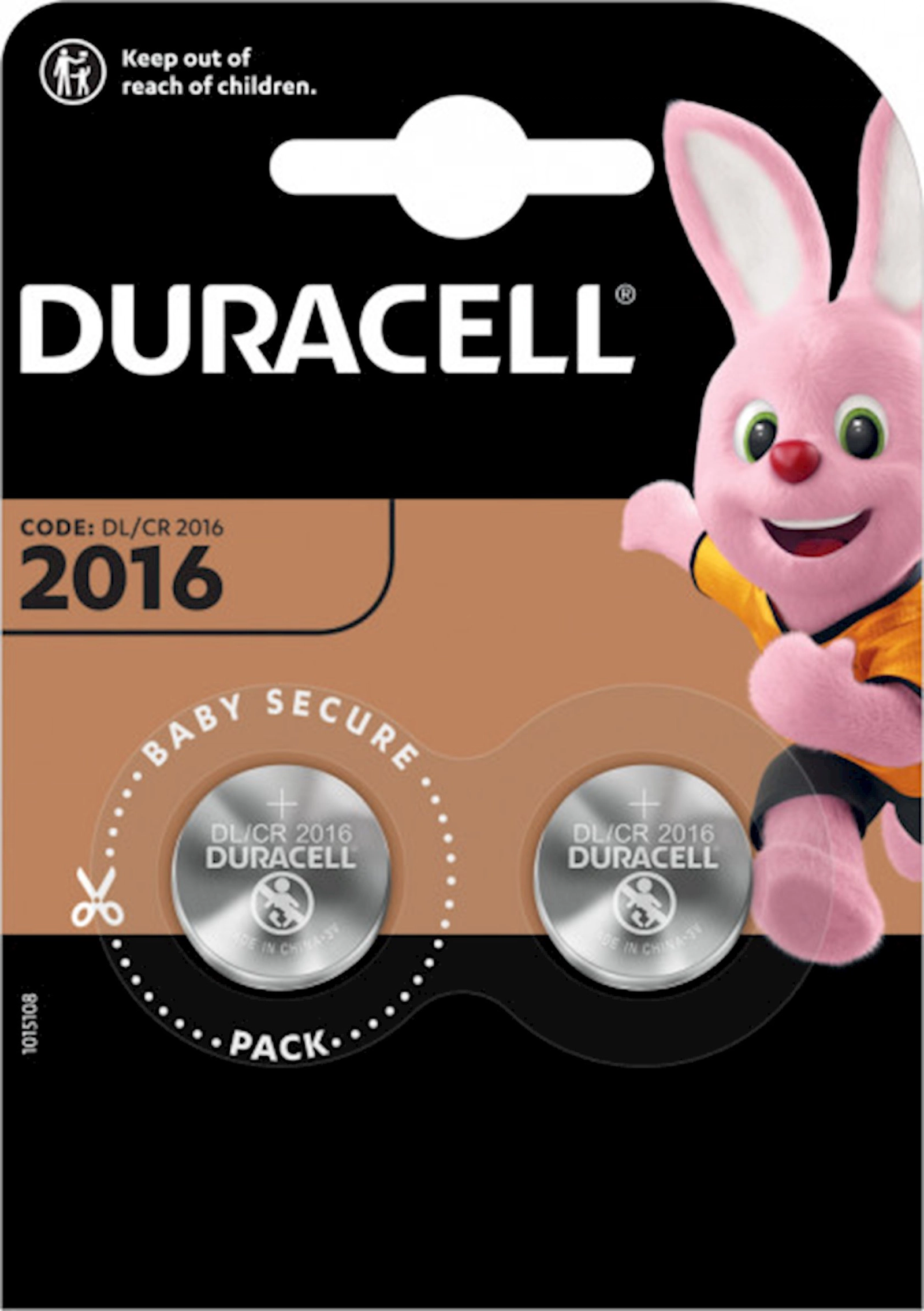 Lityum batareya Duracell Specialty DL2016