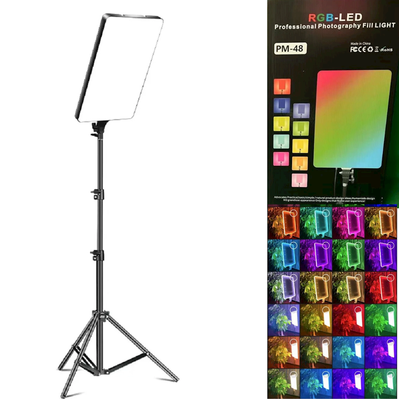 İşıq diodlu panel PM-48 RGB
