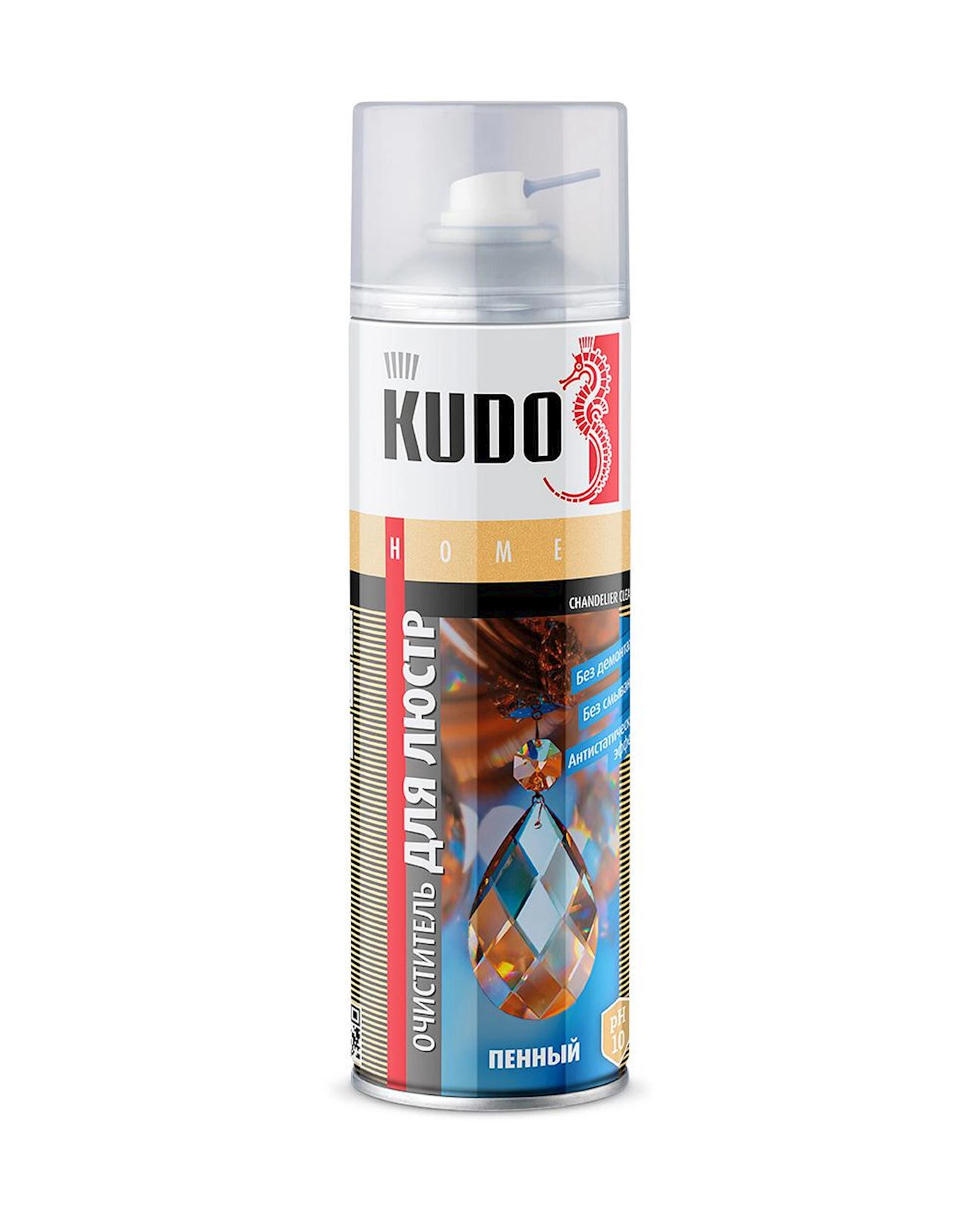 Çilçıraqlar üçün təmizləyici Kudo KU-H408, köpüklü, 650 ml