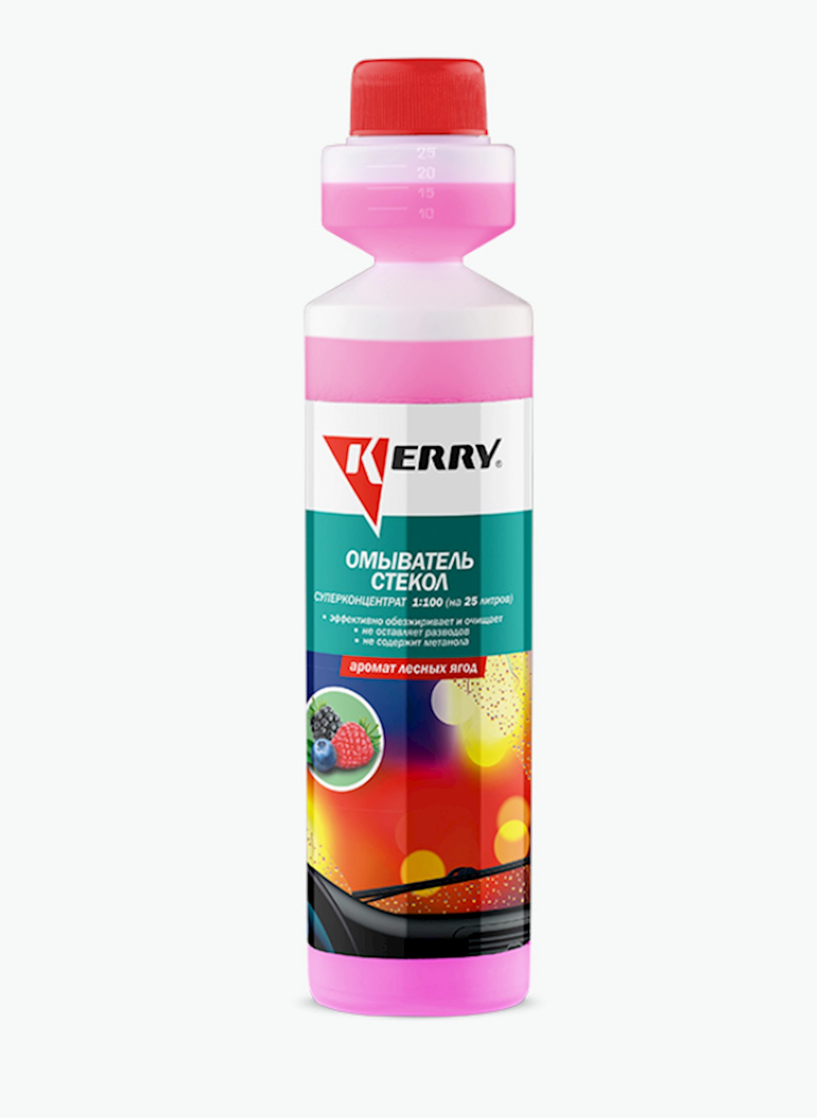 Şüşə təmizləyici vasitə Kerry KR-337, giləmeyvə ətri ilə, 270 ml