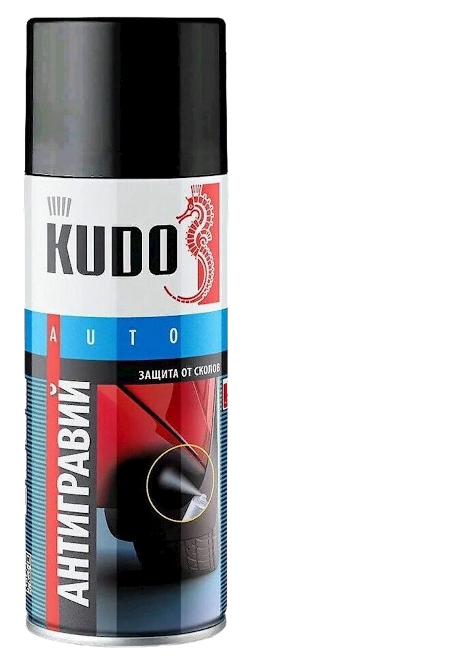Anti-çınqıl Kudo KU-5222, qara, 520 ml
