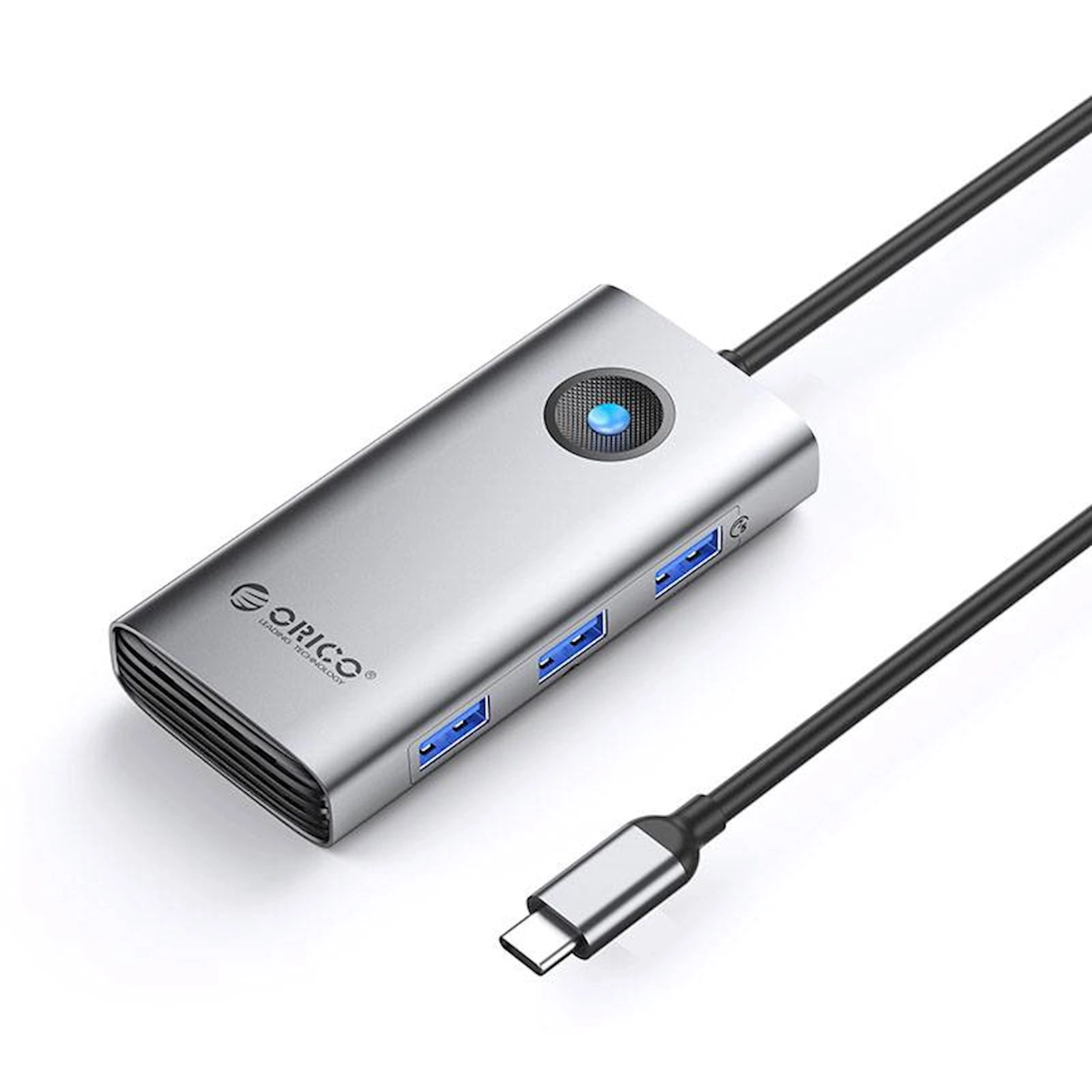 USB HUB Orico PW11-6P-GY-EP Gray
