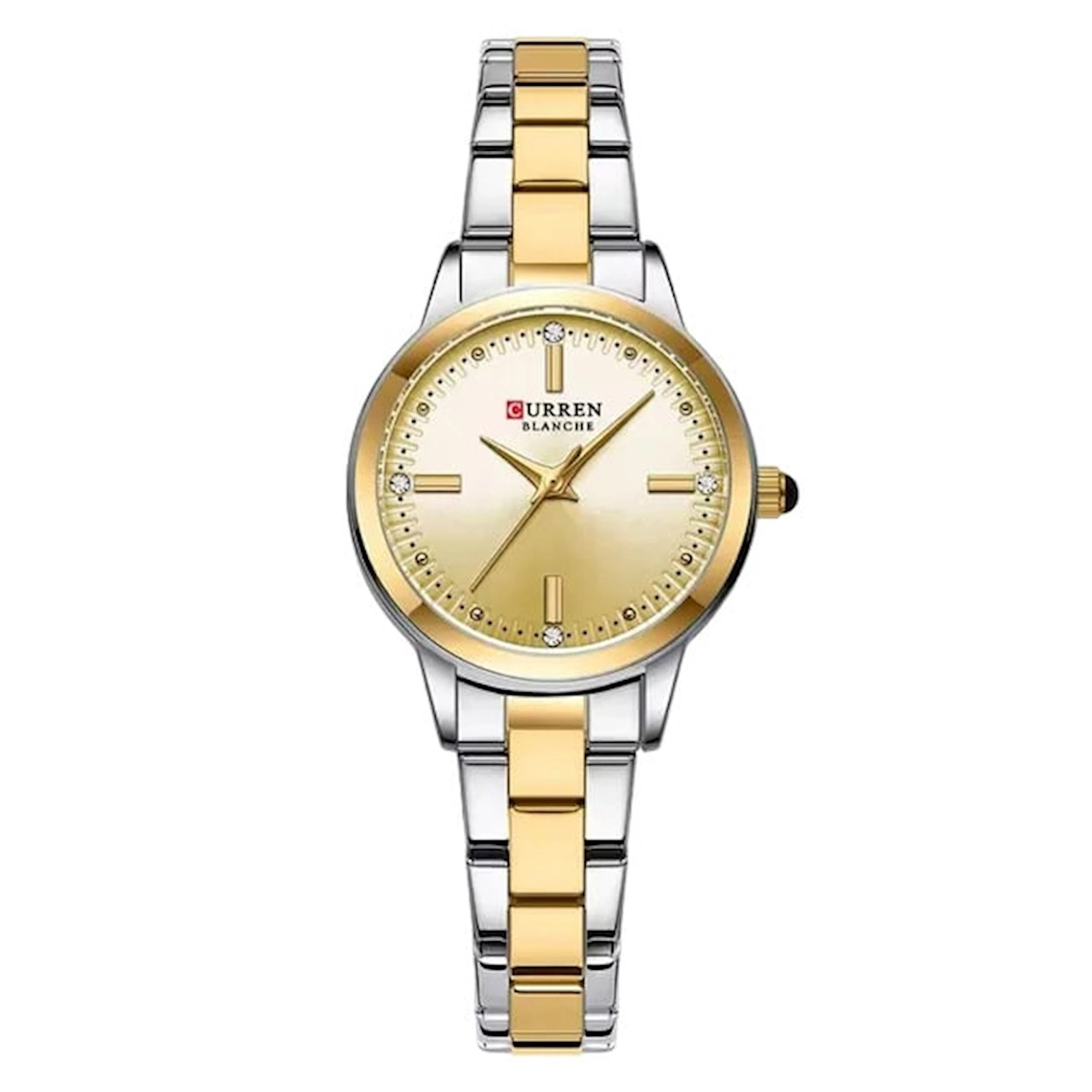 Qadın qol saatı Curren 9094 Gold Silver