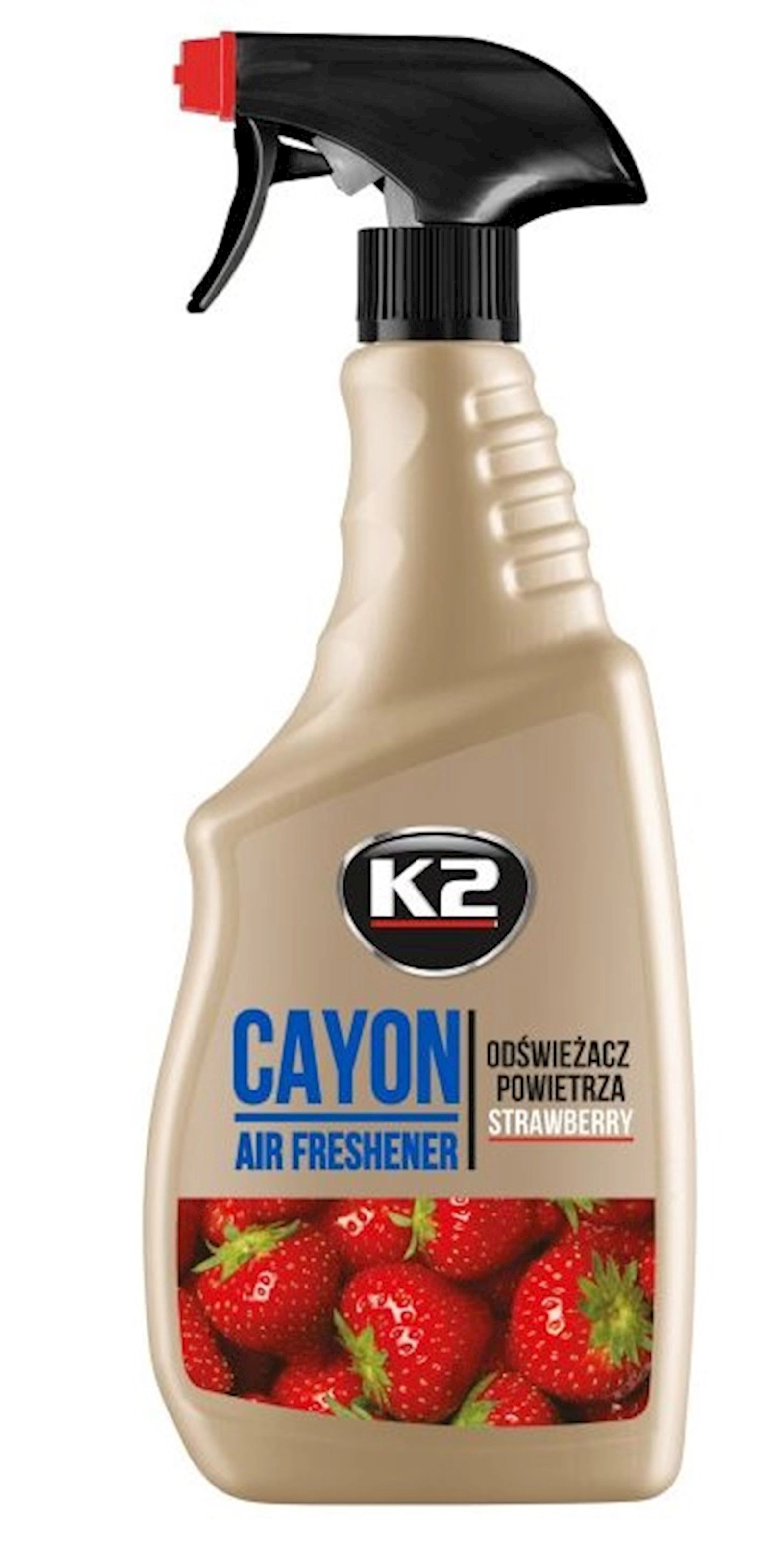 Avtomobil üçün ətirləndirici K2 Cayon Strawberry 700 ml